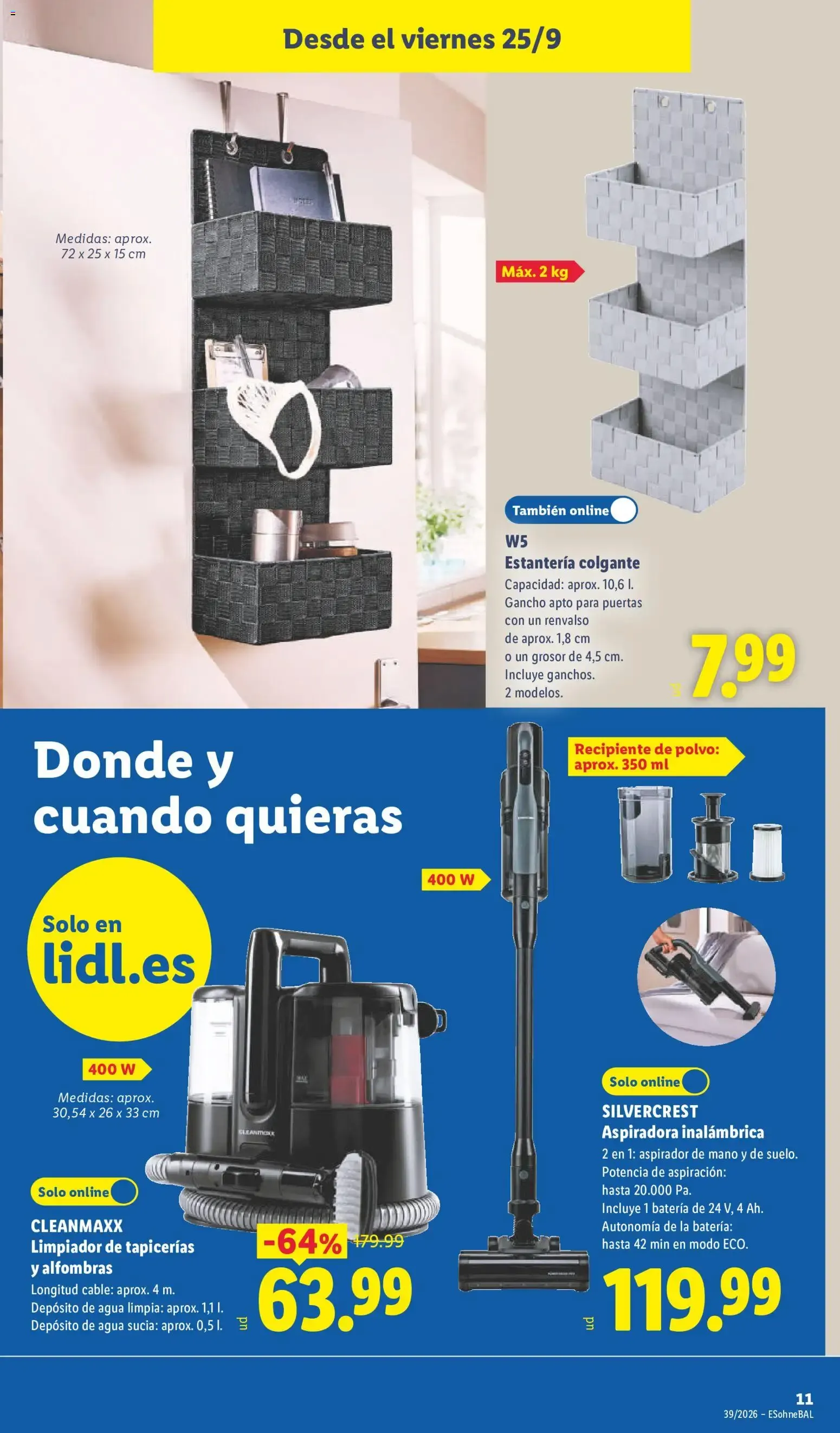 Catálogo de Lidl folleto de bazar del 21/09/2026 | Ofertas 21 de septiembre al 27 de septiembre 2026 - Página 15