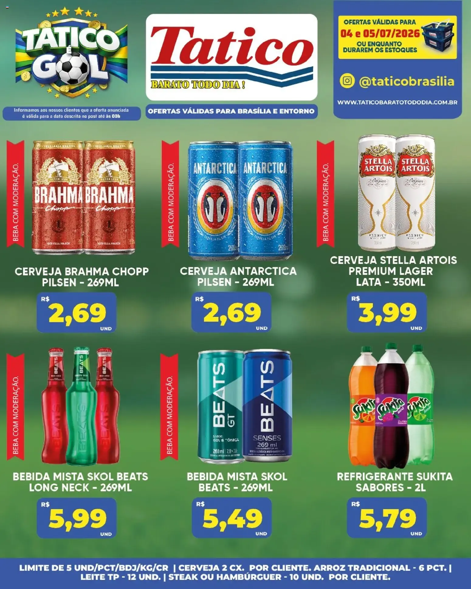 Encarte de Tatico ofertas Fim de Semana de 04/07/2026 | Promoções Online 4 de julho até 5 de julho 2026 - Pagina 19