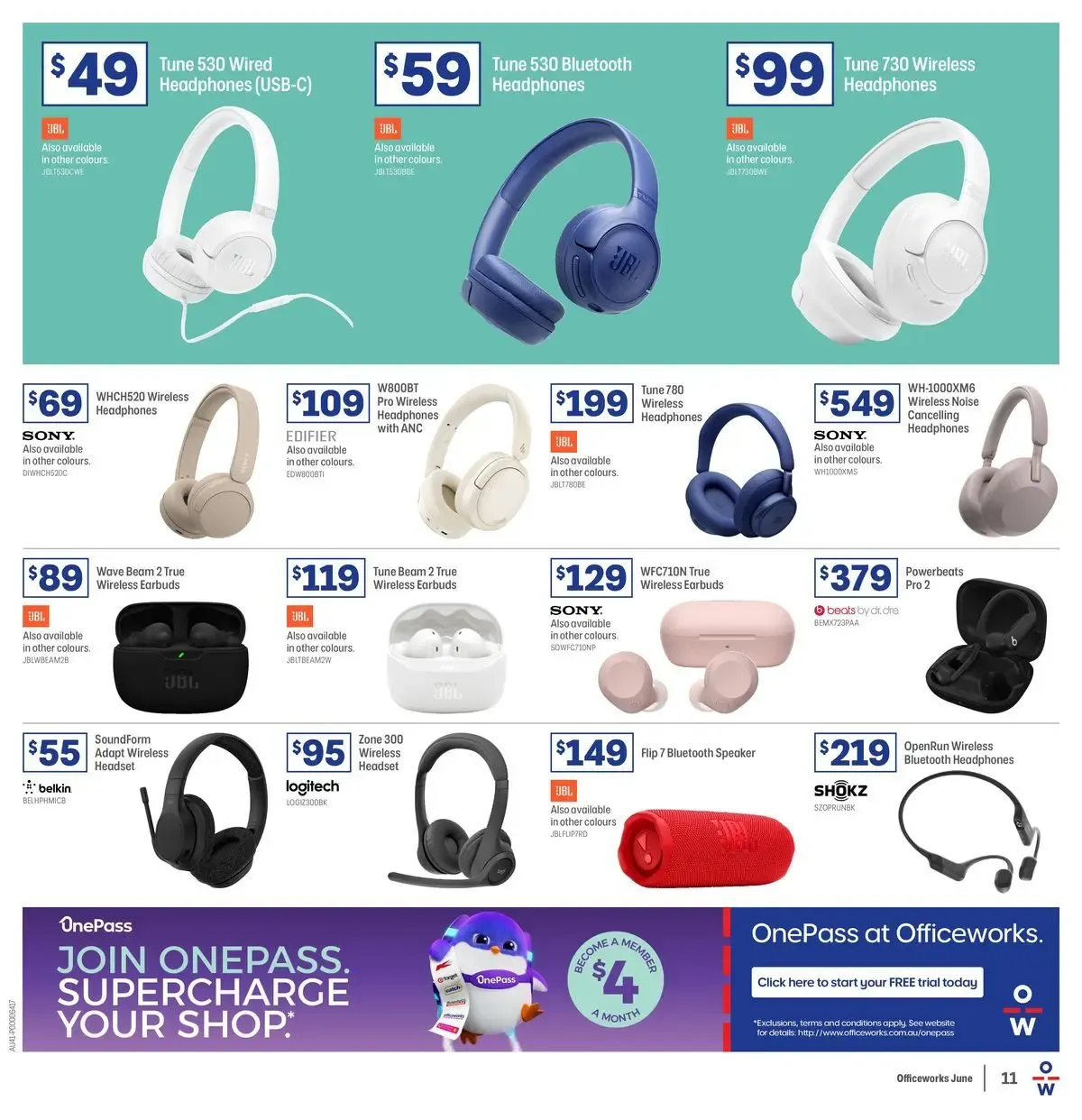 Officeworks EOFY Deals - 11/06/2026 > weekly / monthly specials - Catalogue valid from 11 June to 30 June 2026 - page 11