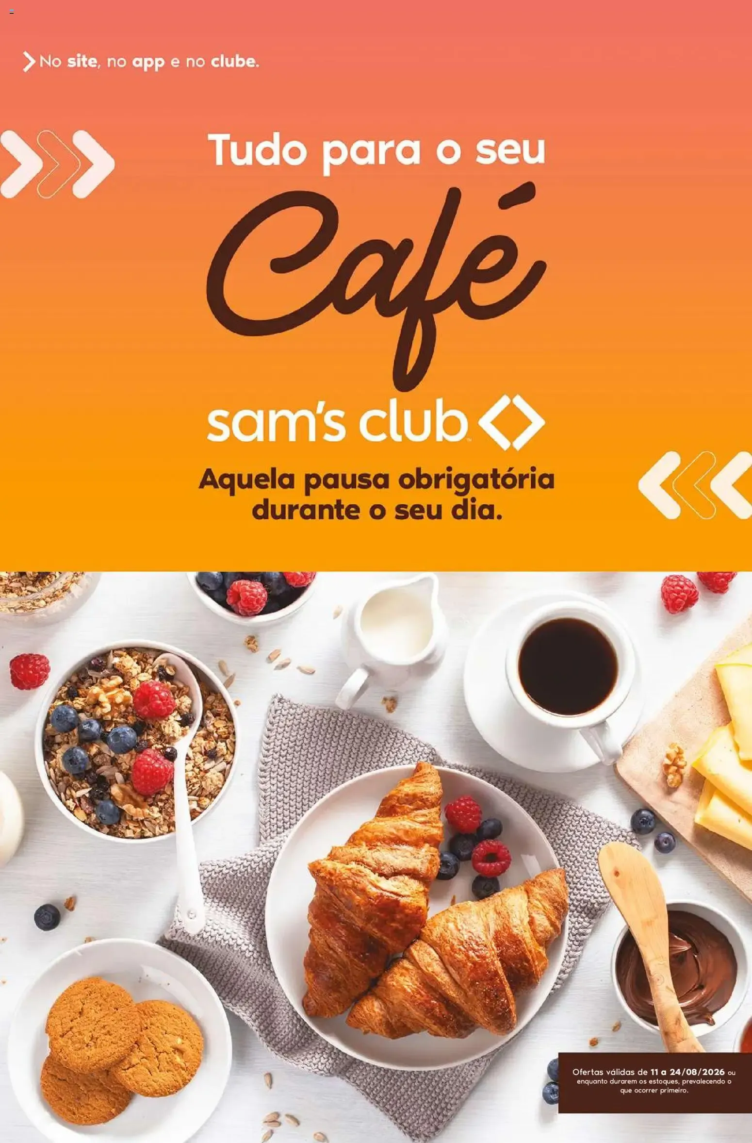 Encarte de Sam's Club ofertas Café de 11/08/2026 | Promoções Online 11 de agosto até 24 de agosto 2026 - Pagina 1