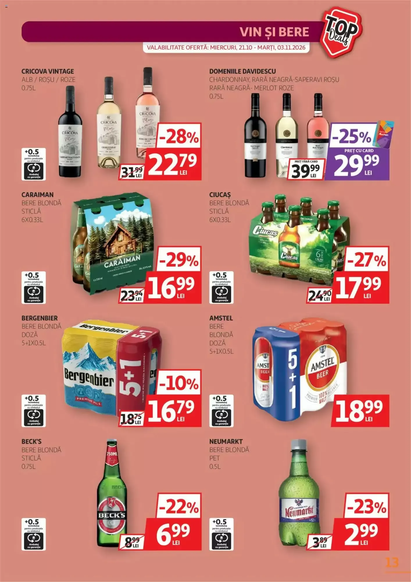Catalog Catalog Auchan de la 21 octombrie până la 3 noiembrie 2026 - Revista Pagina 13