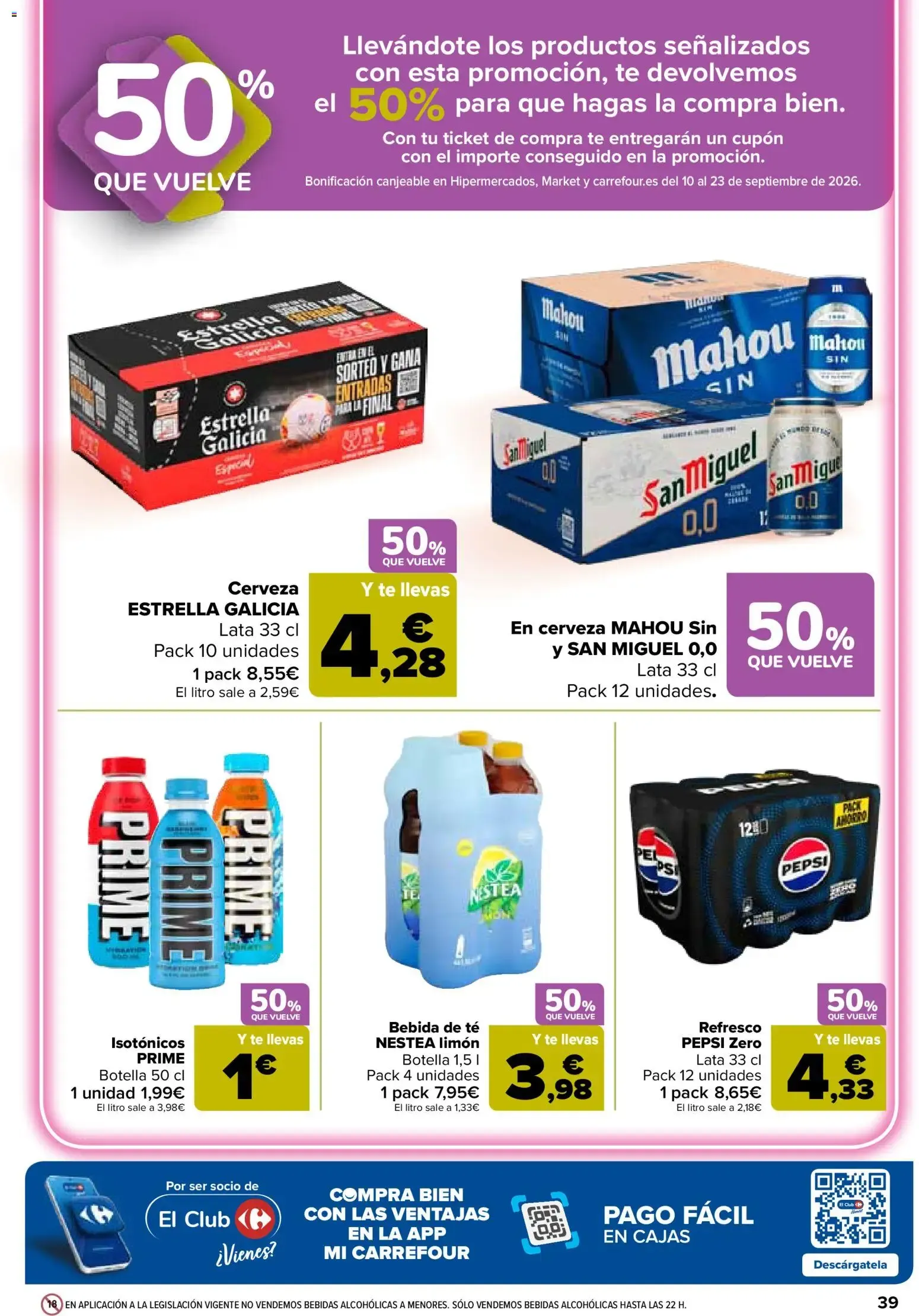 Catálogo de Carrefour folleto del 26/08/2026 | Catálogo 26 de agosto al 9 de septiembre 2026 - Página 40