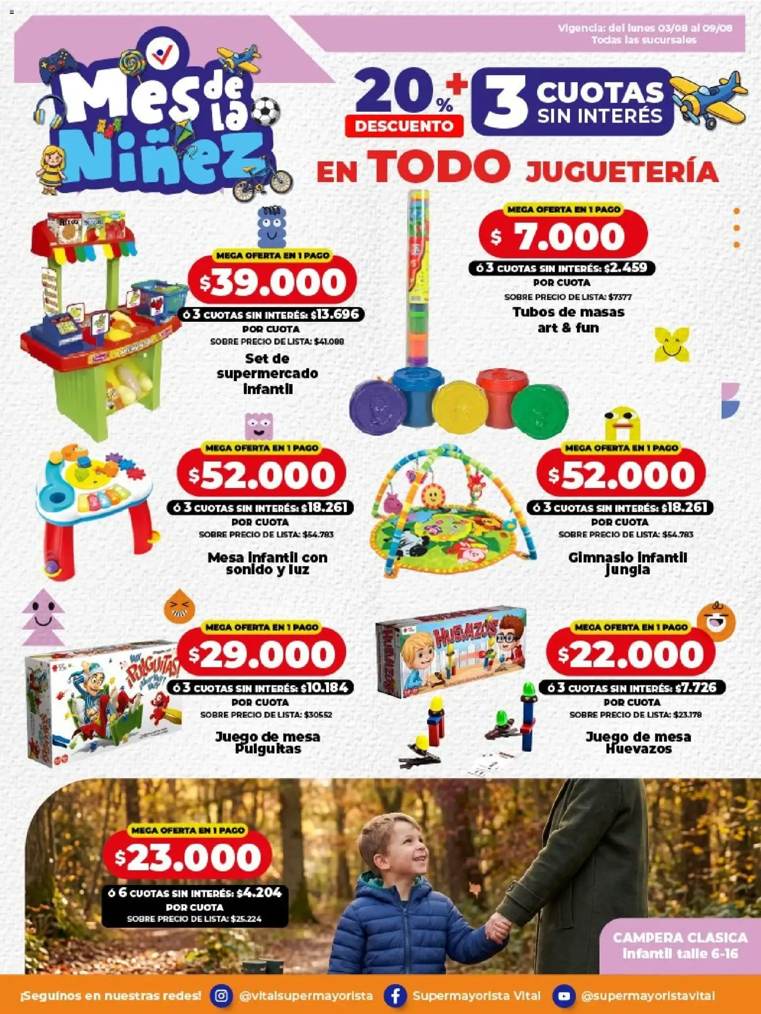 Ofertas de Vital - Especial de la niñez || del 03/08/2026 - 09/08/2026 || Catálogo 3 de agosto al 9 de agosto 2026 - Página 4 del catálogo