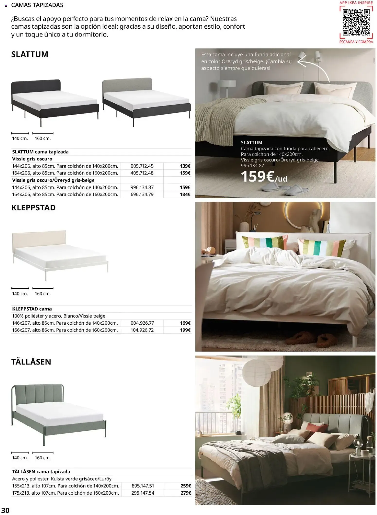 Catálogo de IKEA - Guía de Compra Muebles para el Dormitorio 1 de septiembre al 31 de enero 2027 - Página 30