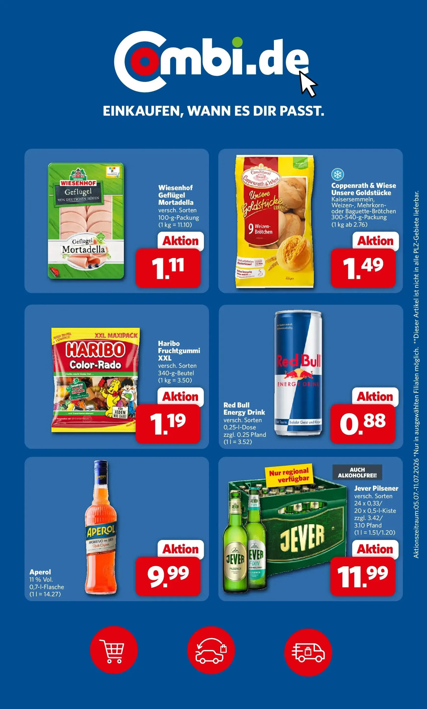 Combi Prospekt – von Montag 06.07.2026 bis Samstag 11.07.2026 von 6. Juli bis 11. Juli 2026 - Prospekt seite 31