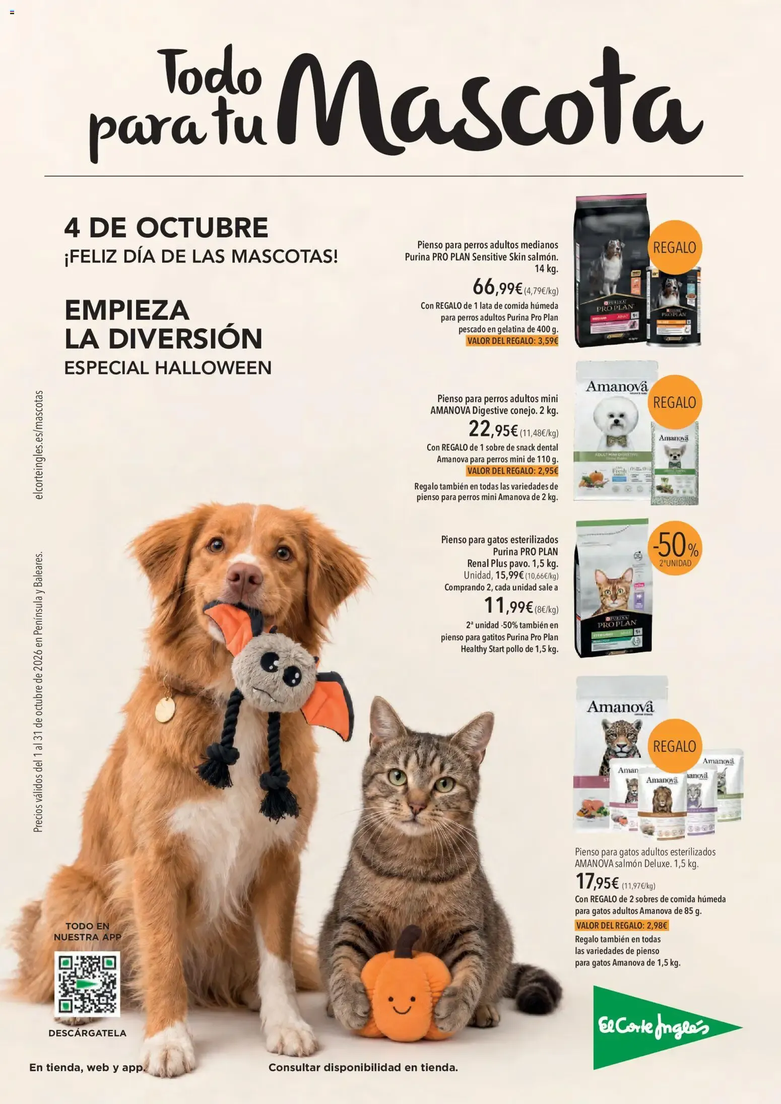 Catálogo de El Corte Inglés Mascota 01/10/2026 │Catálogo 1 de octubre al 31 de octubre 2026 - Página 1