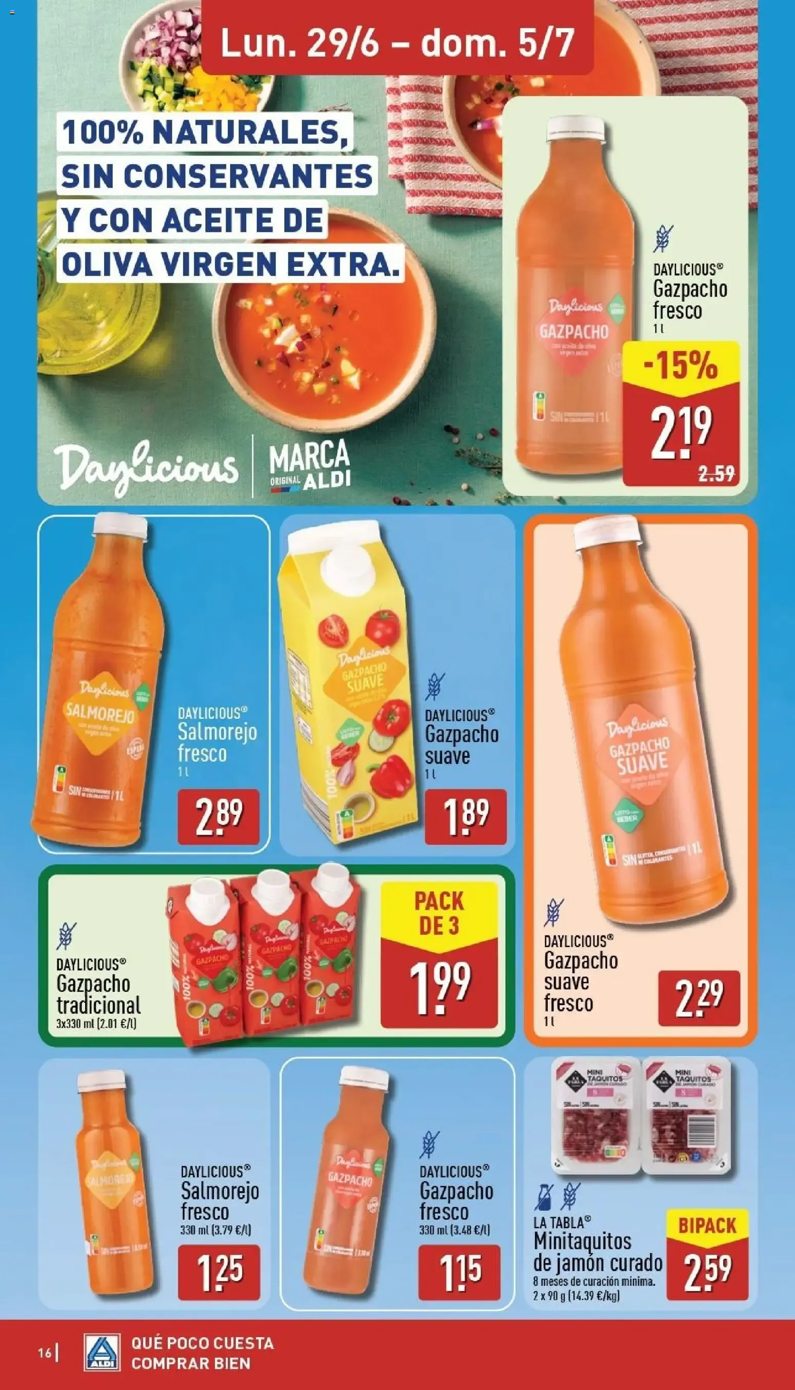 Catálogo de Aldi folleto Canarias del 29/06/2026 | Catálogo 29 de junio al 5 de julio 2026 - Página 16