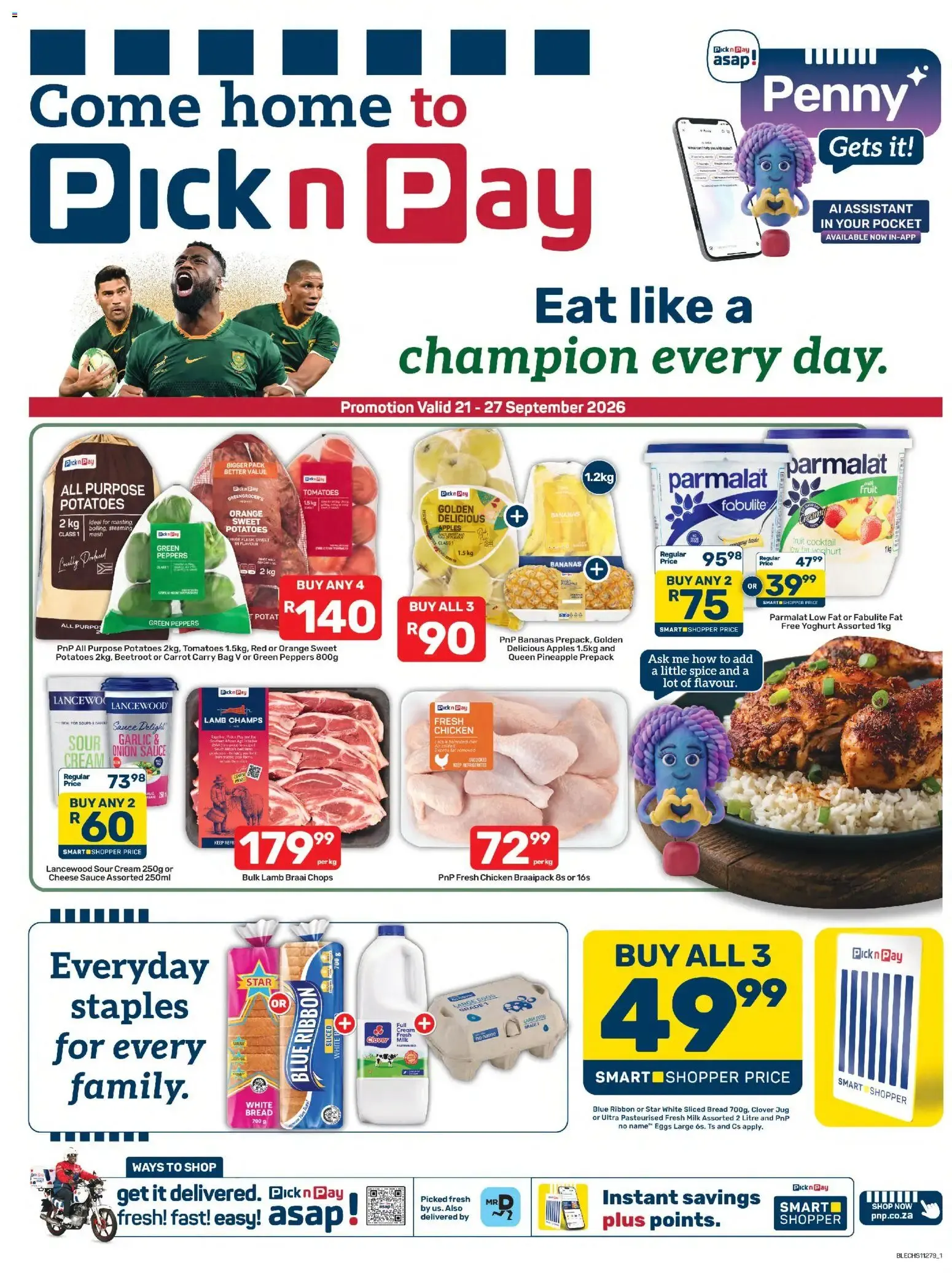 Pick n Pay Weekly Specials from 21 September to 27 September 2026 - Catalogue Page 1
