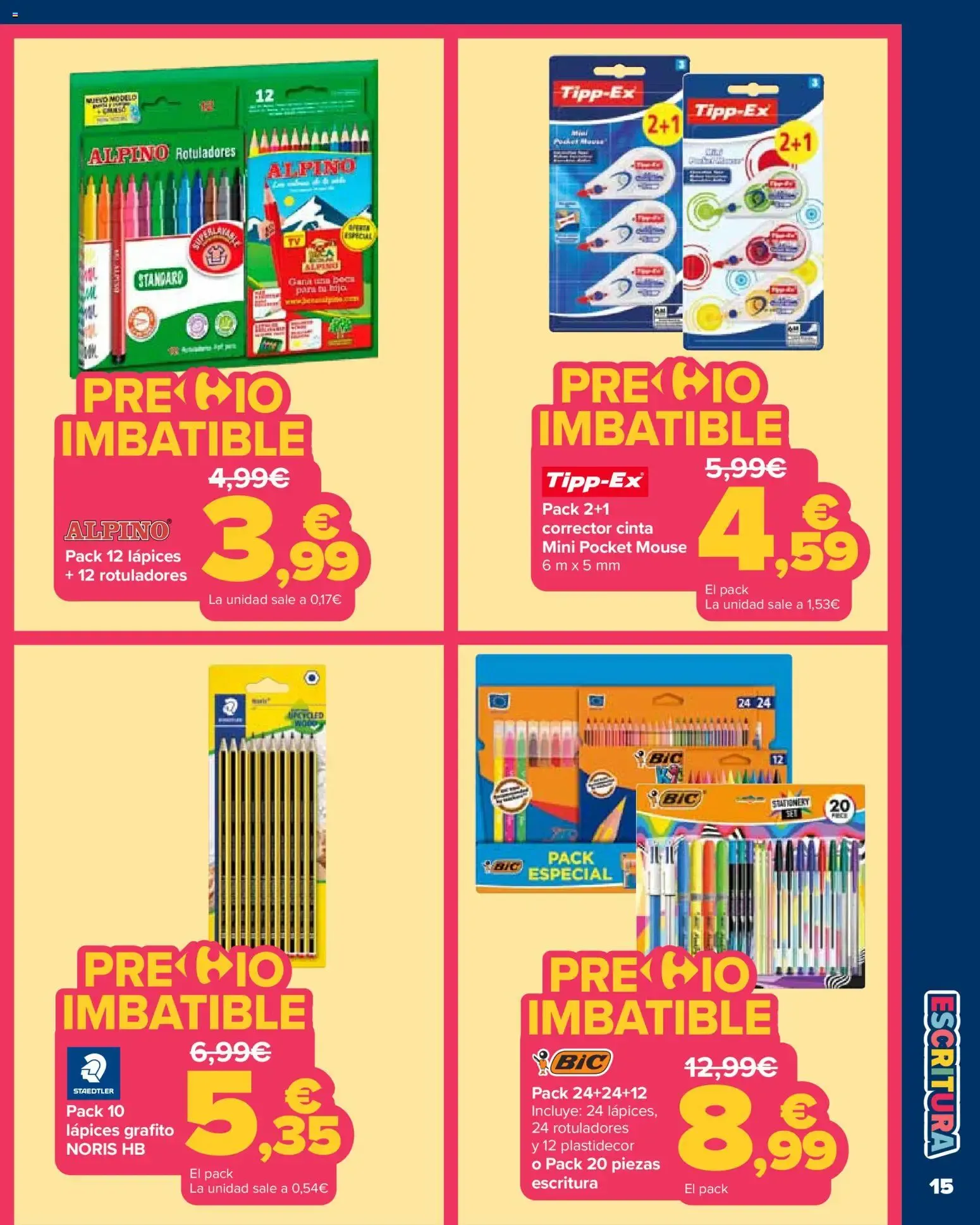 Catálogo de Carrefour Vuelta al cole del 18/08/2026 | Catálogo 18 de agosto al 18 de septiembre 2026 - Página 15