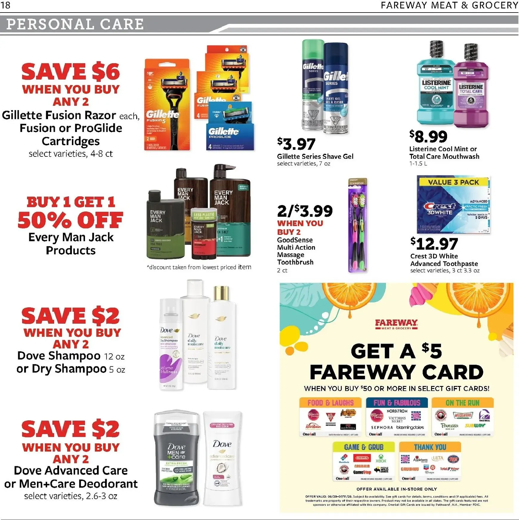 Weekly ad Current Fareway leaflet valid from Monday 06/29/2026 to Saturday 07/04/2026 from June 29 to July 4 2026 - Page 18