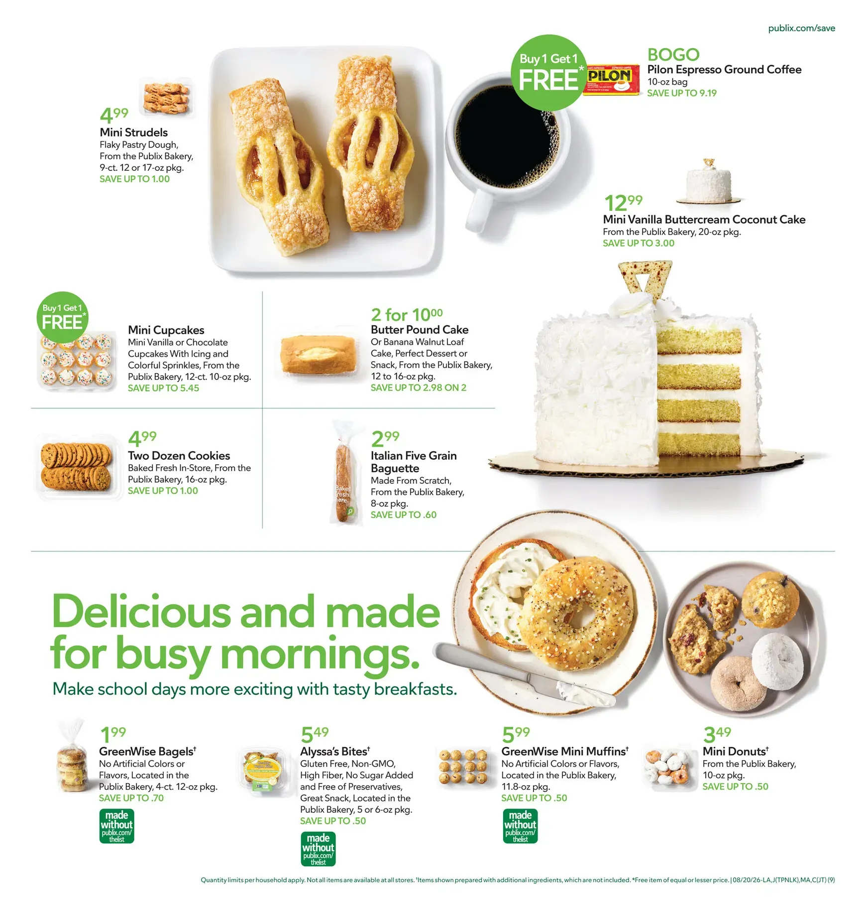 Weekly promotion Current Publix leaflet valid from Thursday 08/20/2026 to Wednesday 08/26/2026 spanning from August 20 to August 26 2026 - Page 9 for Catalogue 365