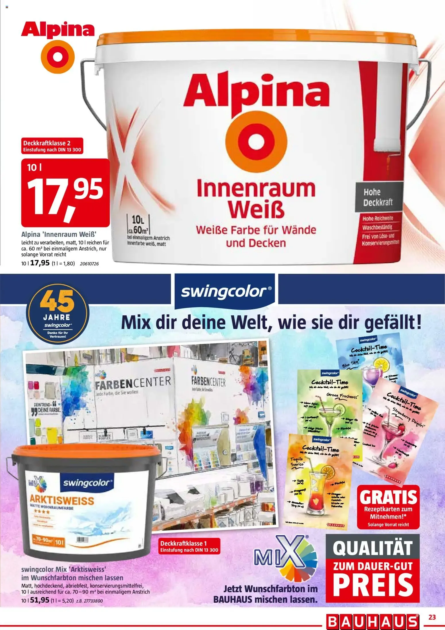 Bauhaus Prospekt (ab 02.10.2026) zum Blättern von 2. Oktober bis 17. Oktober 2026 - Prospekt seite 23
