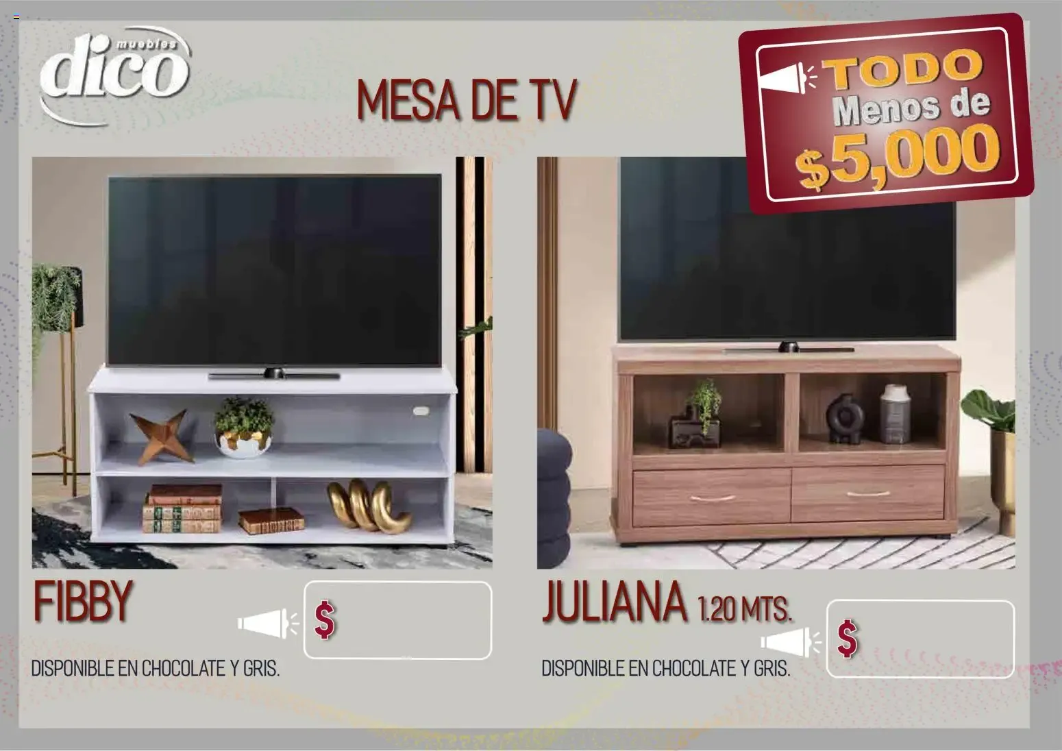 Catálogo de Muebles Dico - Todo Menos de $5,000 9 de abril al 31 de diciembre 2026 - Pagina 48