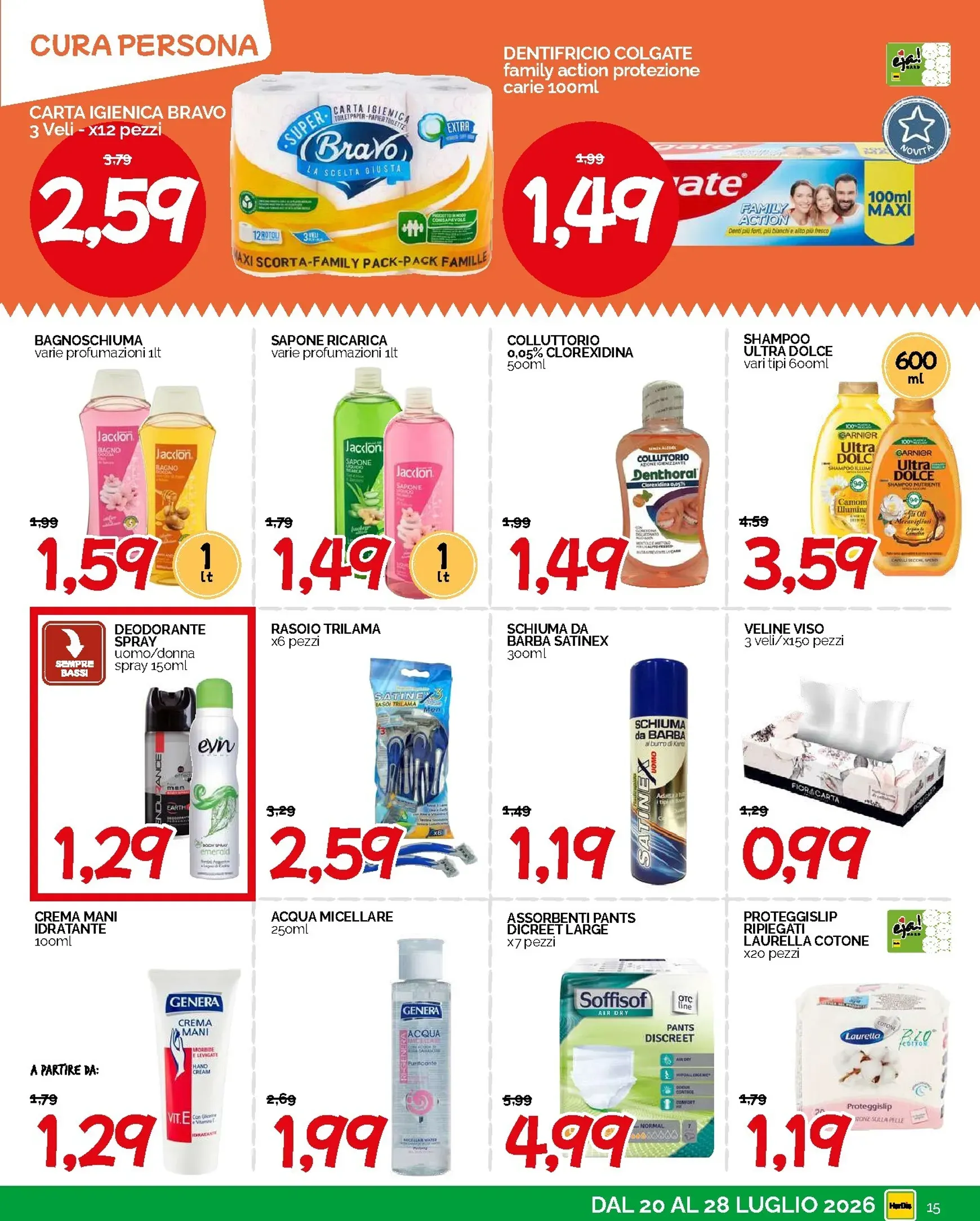 HarDis - La Spesa di Fine Mese da 20 luglio a 28 luglio di 2026 - Pagina del volantino 15