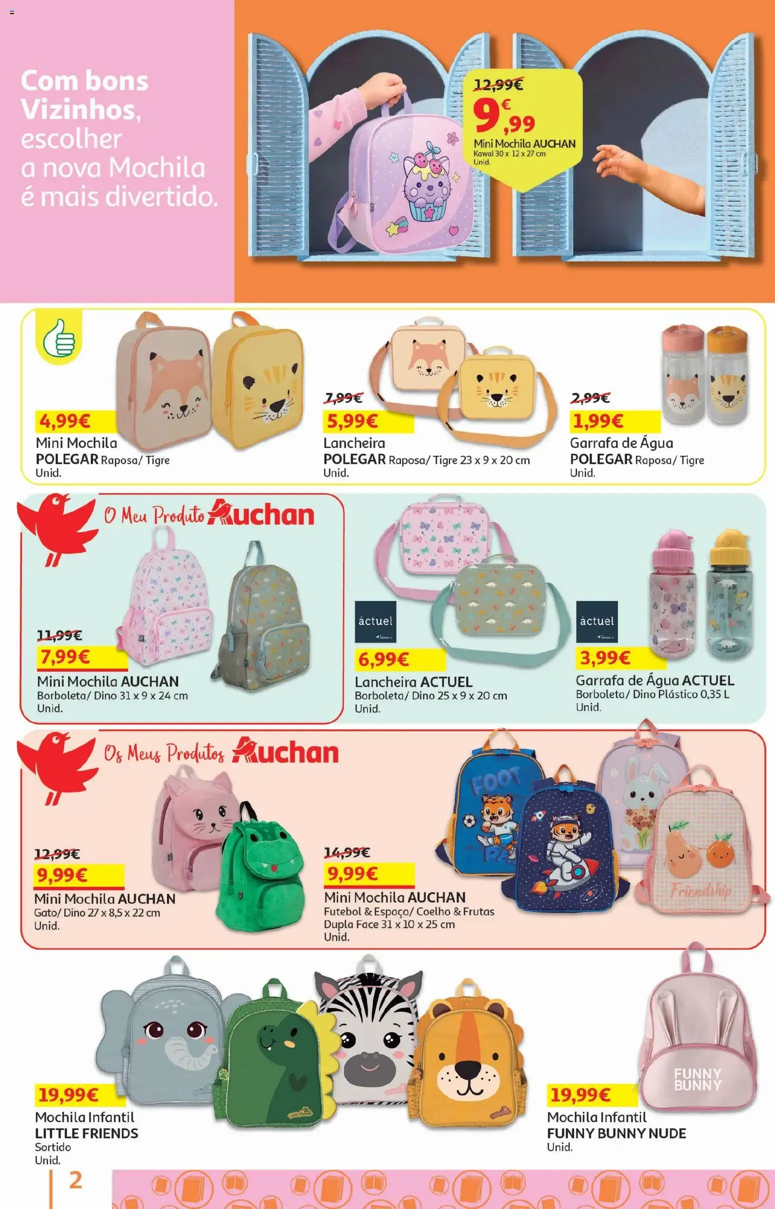 Folheto Auchan - Folheto Escolar » de 05/08/2026 - 03/09/2026 de 5 de agosto até 3 de setembro 2026 - Pagina 2
