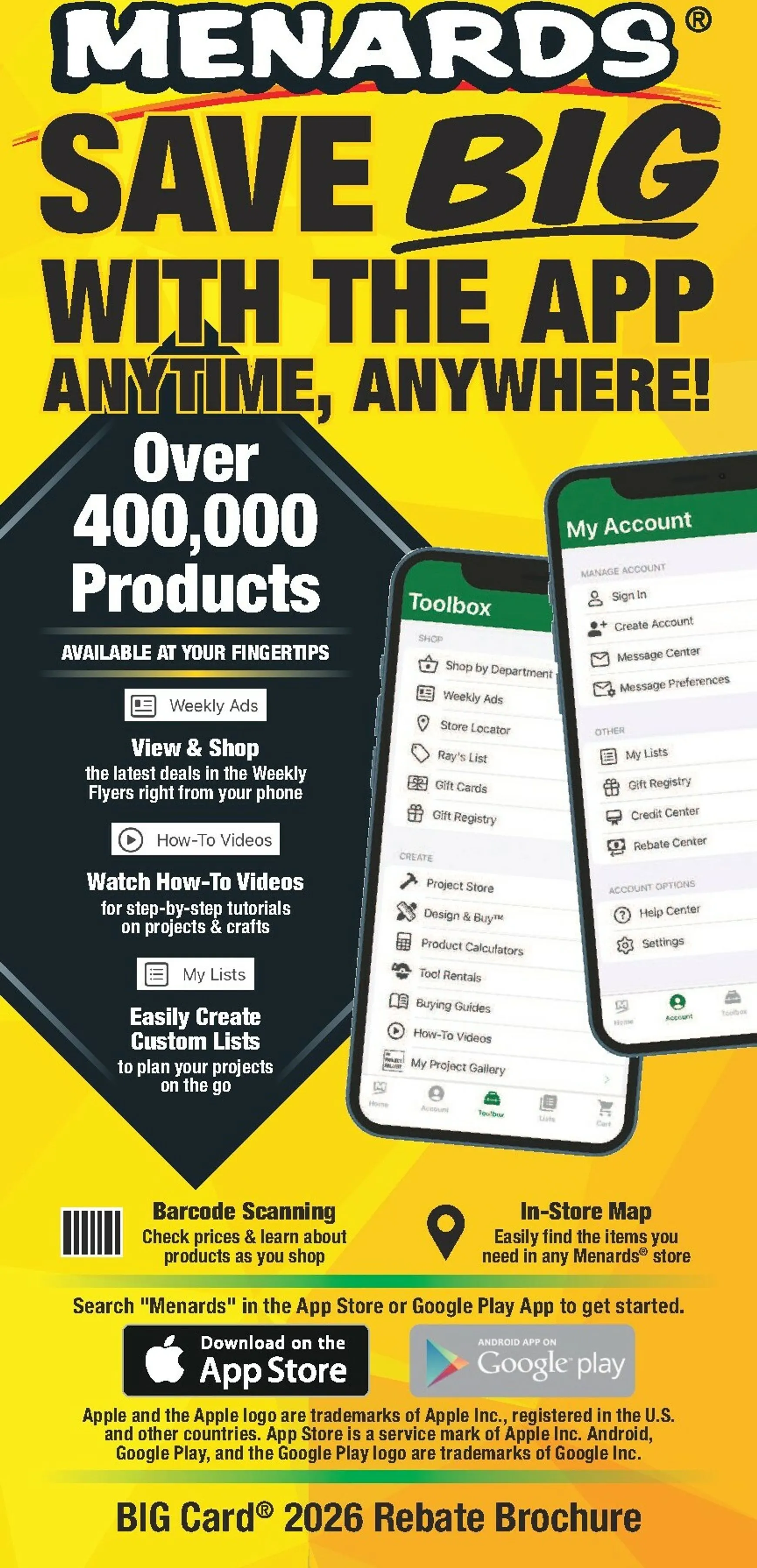 Weekly ad Current Menards - Big Card leaflet valid from Thursday 01/01/2026 to Thursday 12/31/2026 from January 1 to December 31 2026 - Page 21