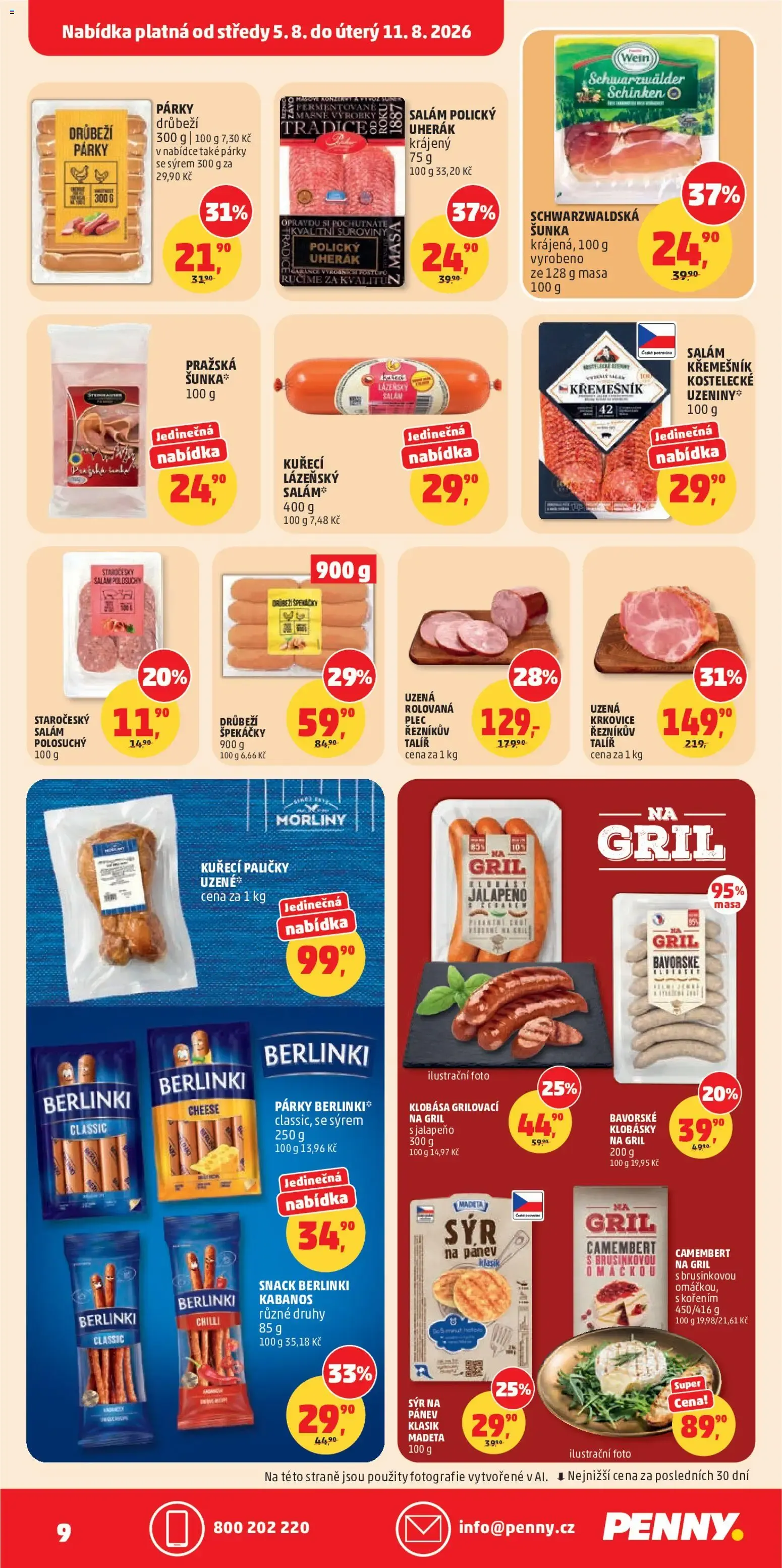 PENNY leták na příští týden (05.08.2026) - 5. srpna 11. srpna 2026 - Page 9