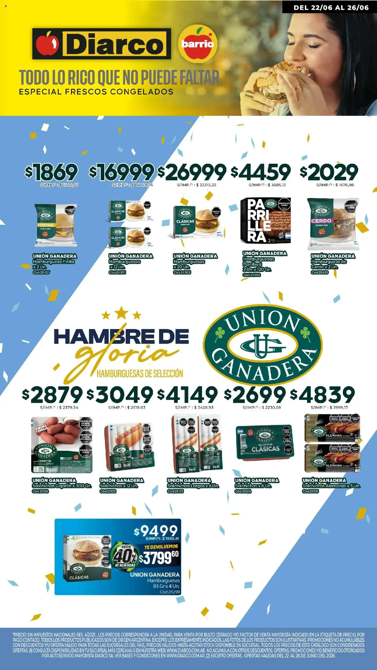 Ofertas de Diarco - Especial Unión Ganadera del 22/06/2026 - 26/06/2026 22 de junio al 26 de junio 2026 - Página 1 del catálogo