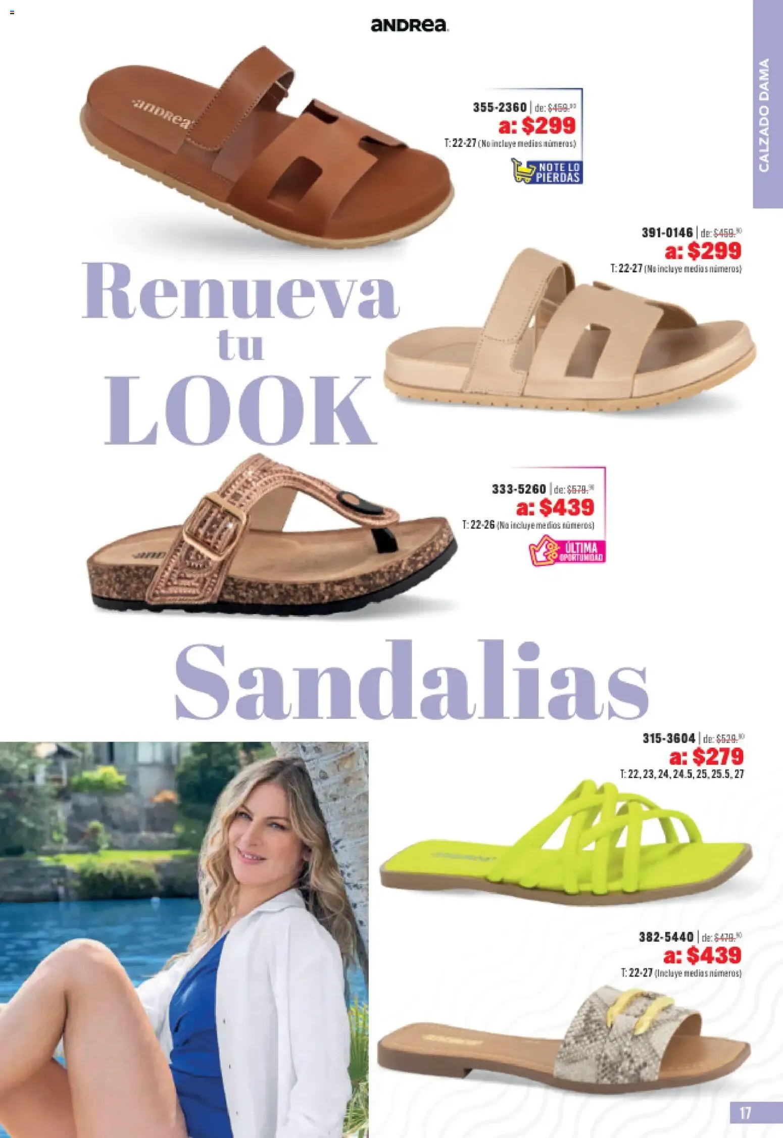 Catálogo de Andrea + Outlet Liquidación Primavera 31 de mayo al 25 de julio 2026 - Pagina 17