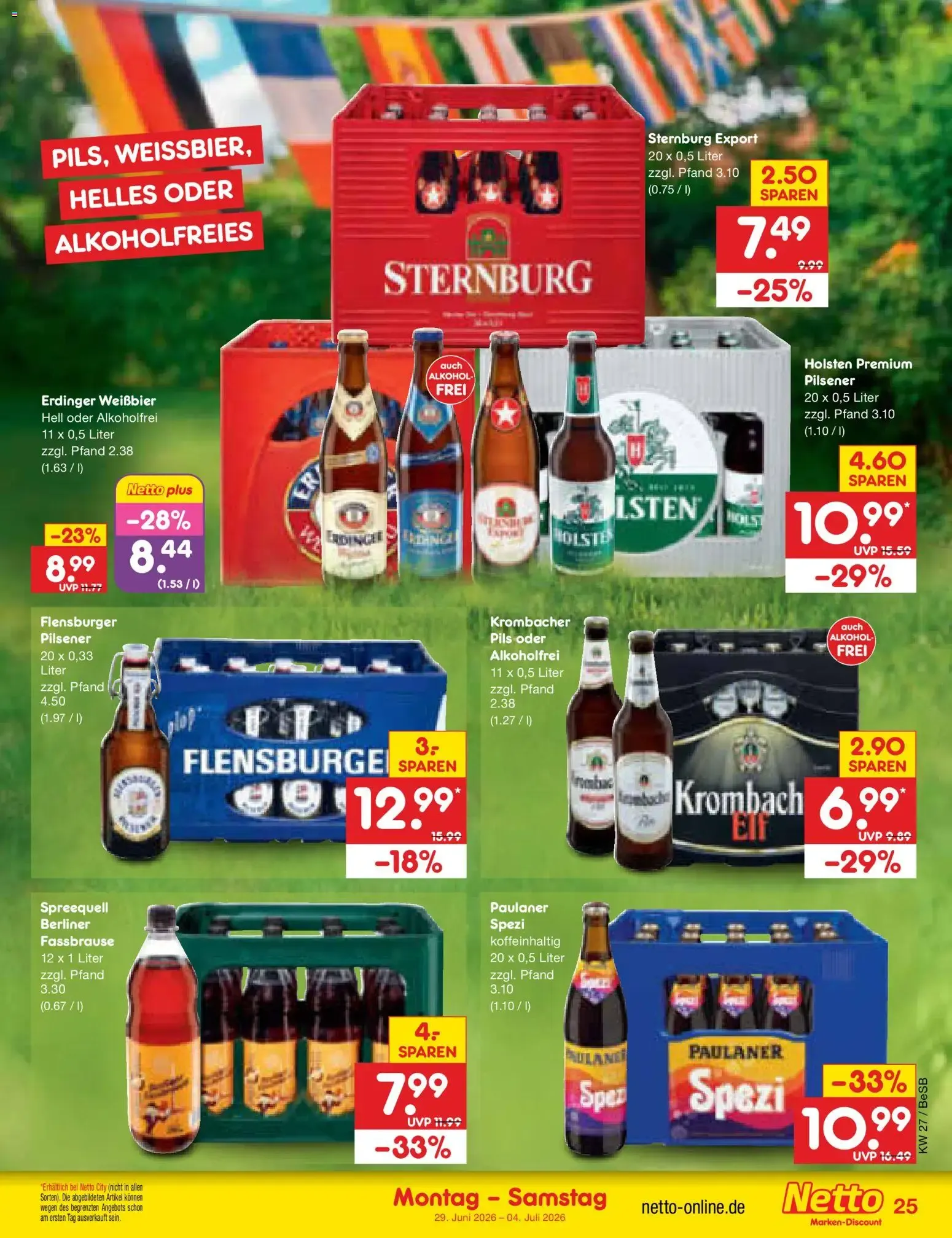 Netto Marken-Discount Prospekt (ab 29.06.2026) » Angebote von 29. Juni bis 4. Juli 2026 - Prospekt seite 37