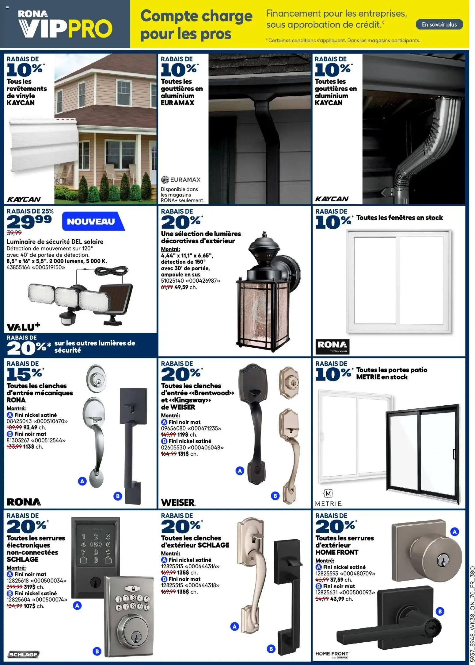 Rona circulaire from Oct 15, 2026 > weekly specials & deals from October 15 to October 28 2026 - flyer page 8