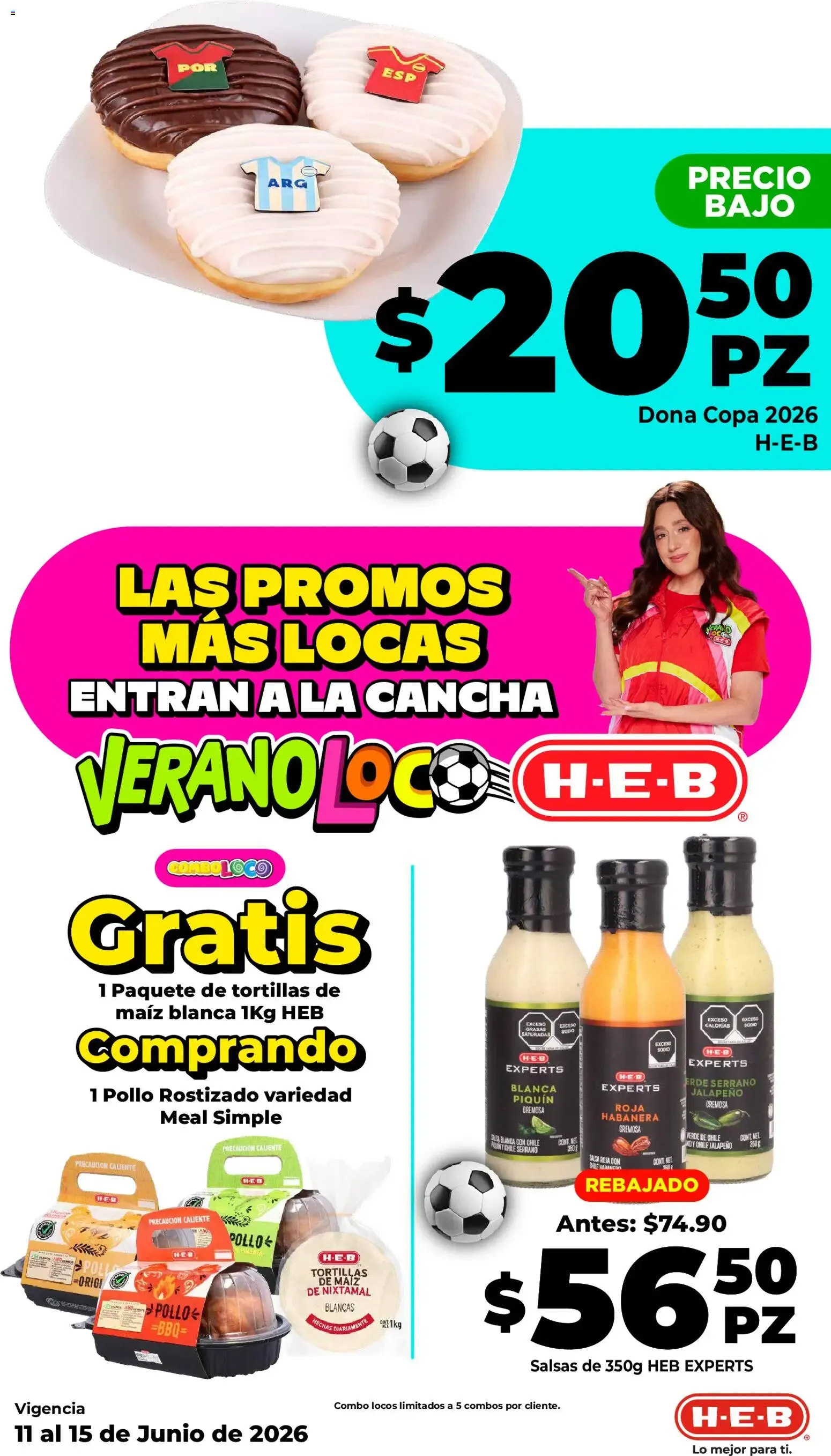 Catálogo de H-E-B folleto Verano loco (11/06/2026 - 15/06/2026) - catálogo en línea 11 de junio al 15 de junio 2026 - Pagina 6