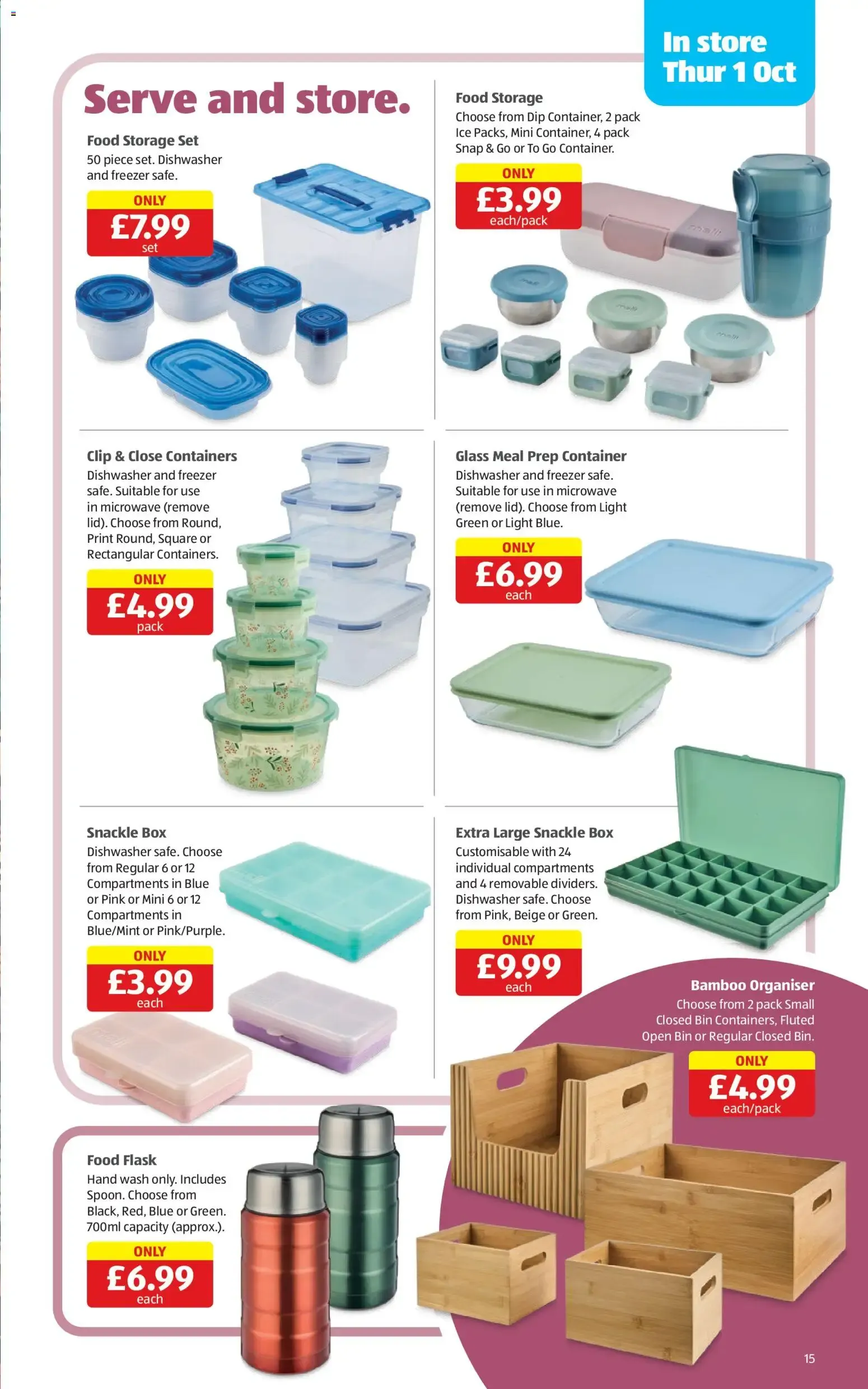 Aldi Specialbuys - Hogar y Ofertas Semanales from 24 September to 4 October 2026 - Catalogue Page 15