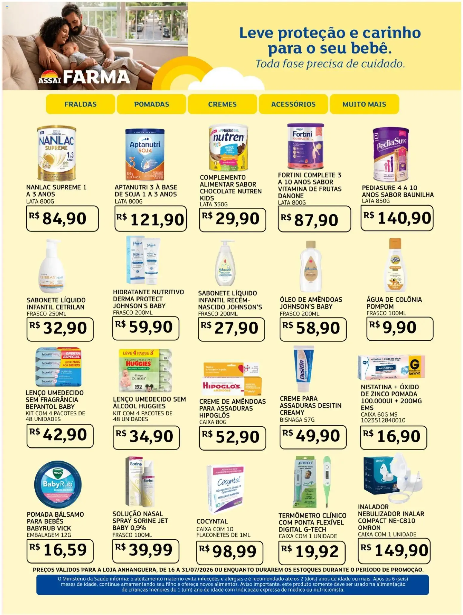 Encarte de Inauguração Assaí Farma - Grandes Ofertas 16 de julho até 31 de julho 2026 - Pagina 3
