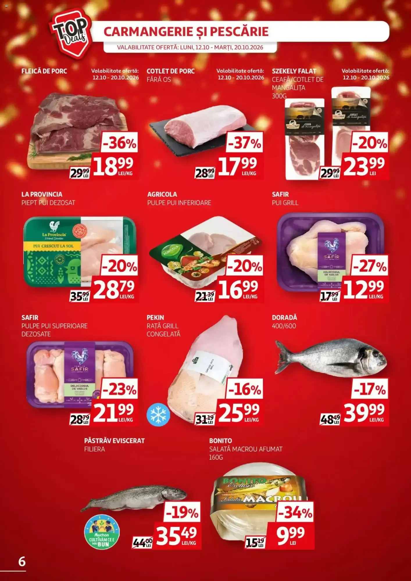 Catalog Catalog Auchan de la 12 octombrie până la 20 octombrie 2026 - Revista Pagina 6