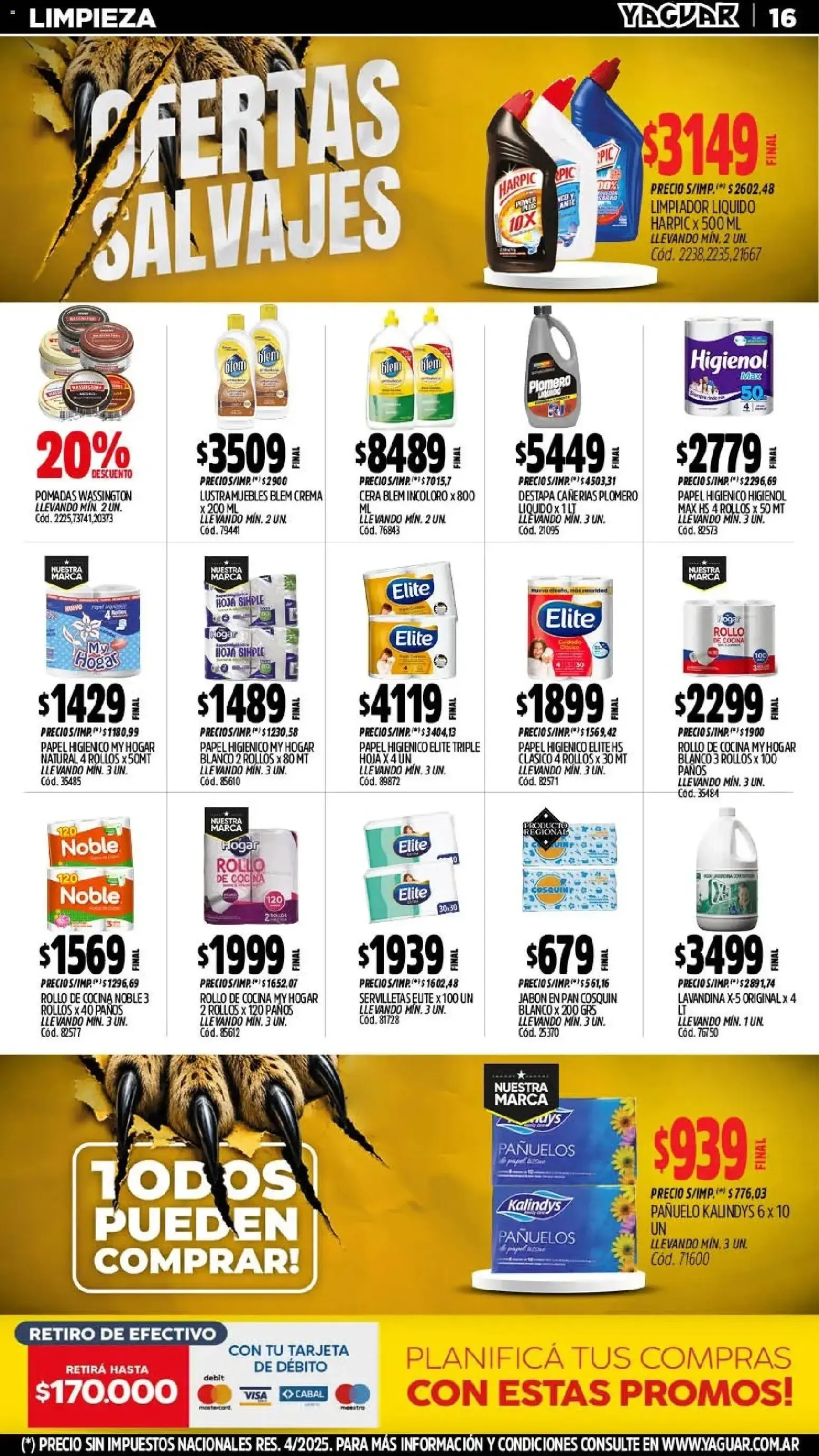 Ofertas de Yaguar - Oferta Semanal Santa Fé del 03/08/2026 - 09/08/2026 3 de agosto al 9 de agosto 2026 - Página 17 del catálogo
