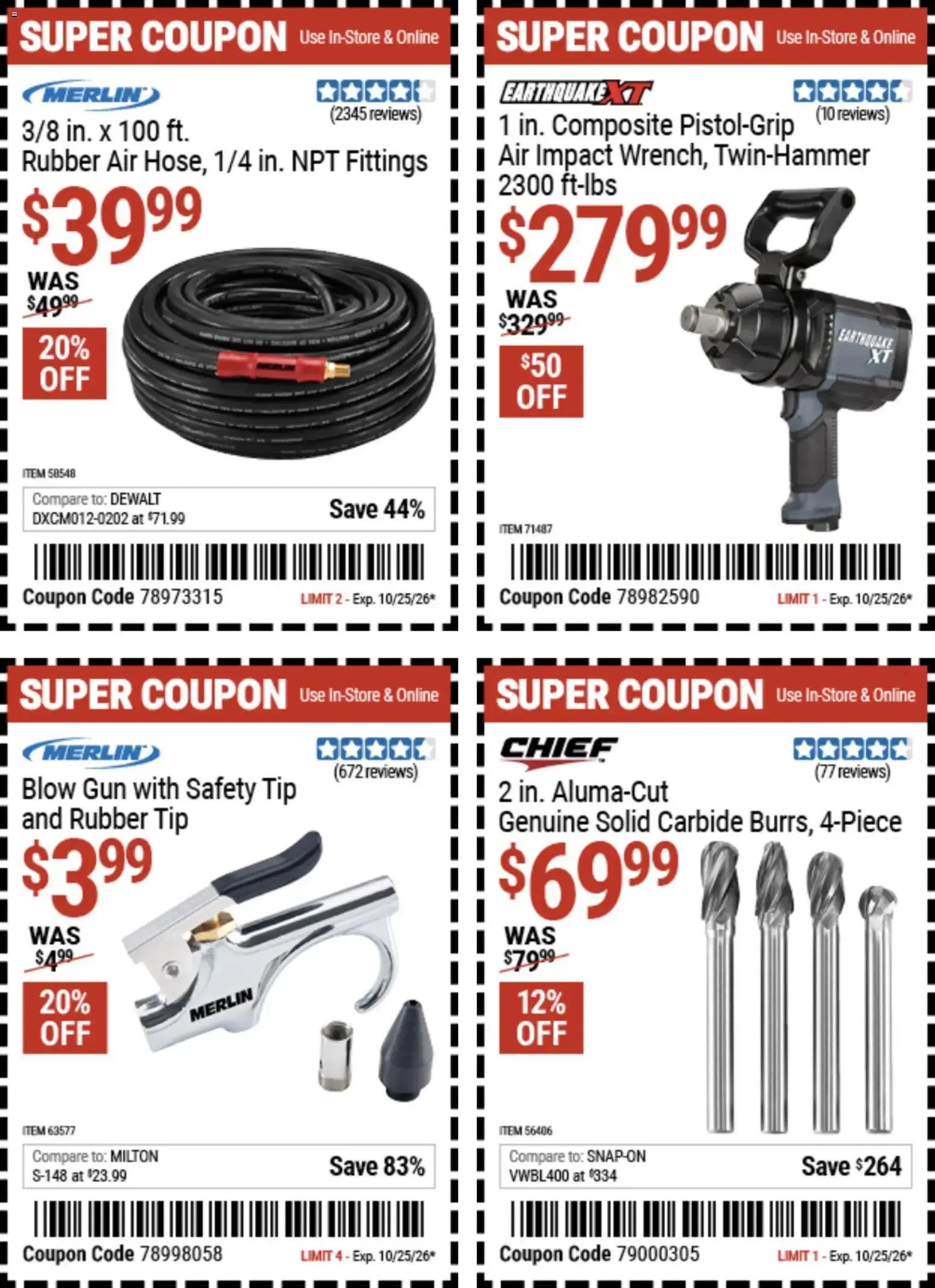 Weekly ad Harbor Freight Weekly Ad (10/12 - 10/25 2026) - Flyer from October 12 to October 25 2026 - Page 11