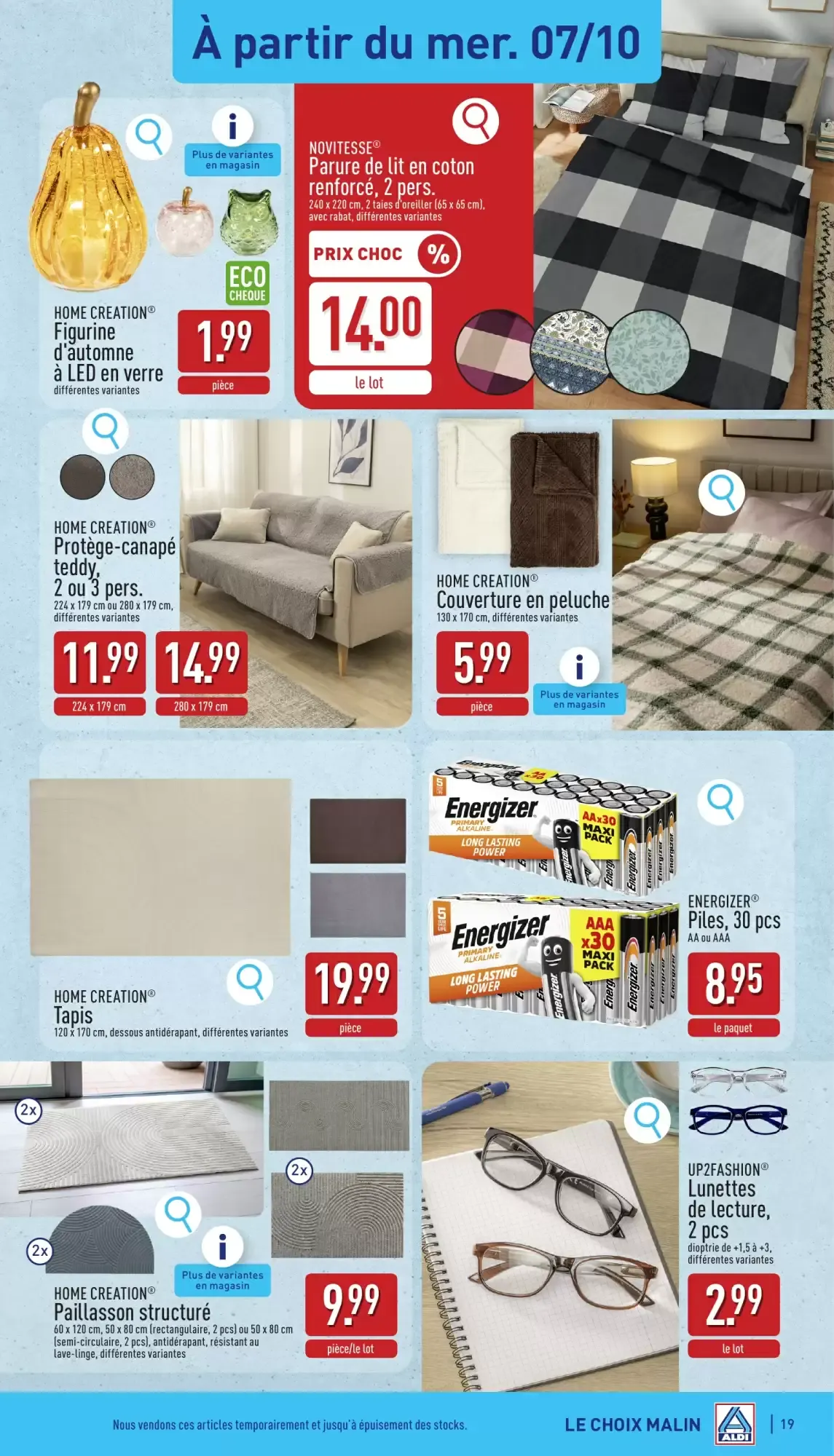 ALDI Dépliant du lun. 05/10 au sam. 10/10 inclus van 5 oktober tot 10 oktober 2026 - folder pagina 19