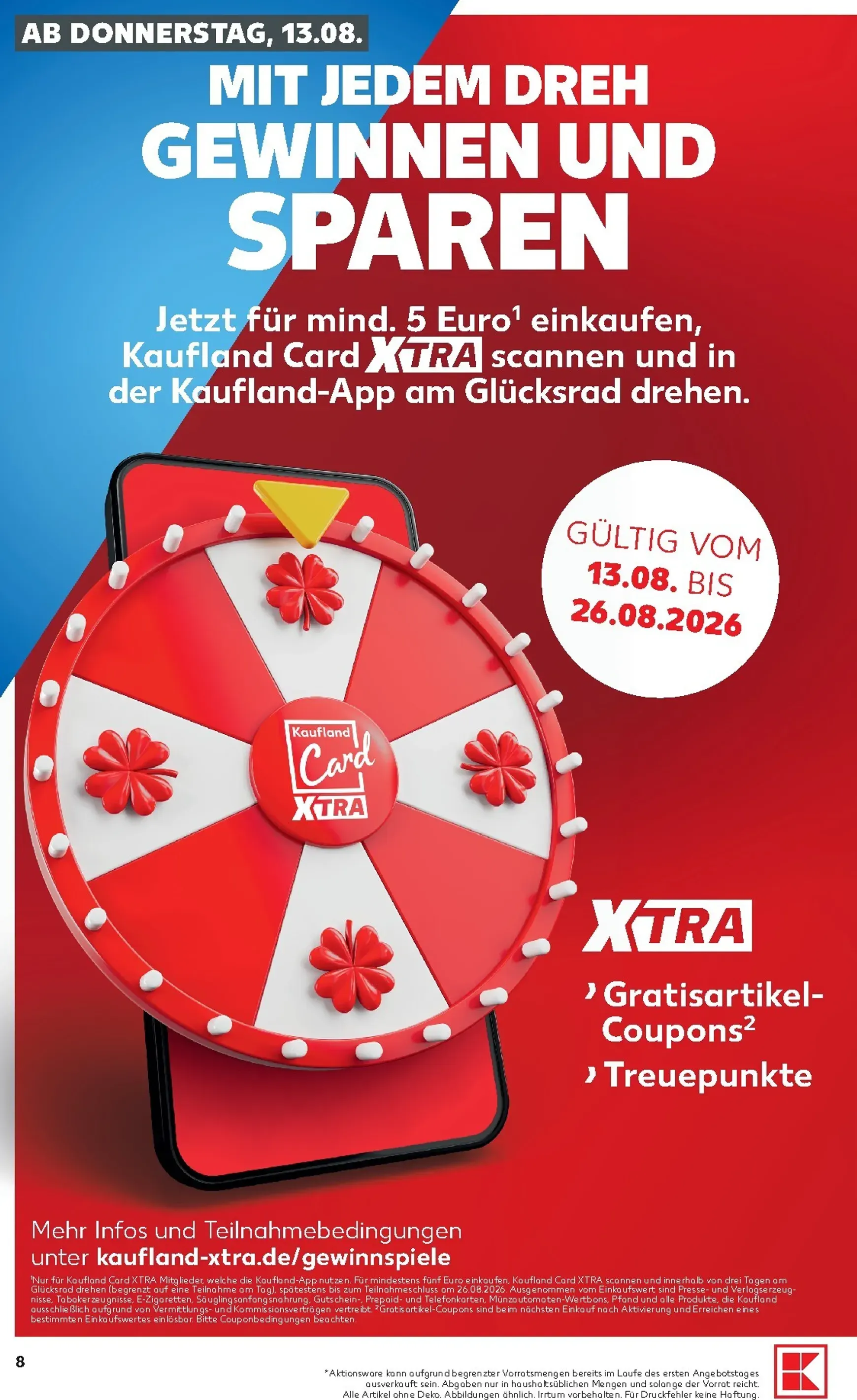 Neuer Kaufland - August Highlights Prospekt – von Donnerstag 13.08.2026 bis Mittwoch 26.08.2026 von 13. August bis 26. August 2026 - Prospekt seite 8