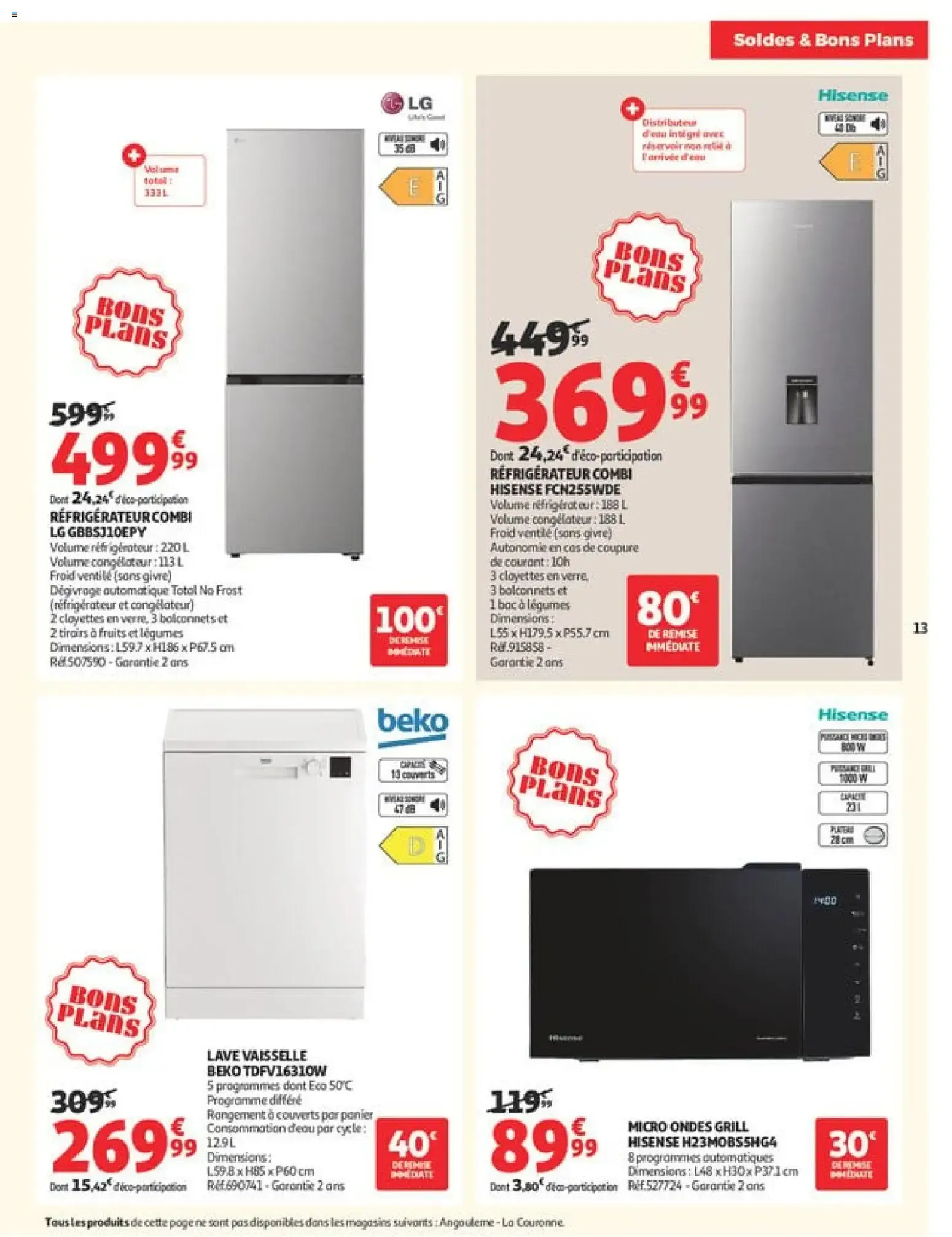 Auchan - Soldes & Bons Plans du 24 juin au 21 juillet 2026 - Catalogue page 13