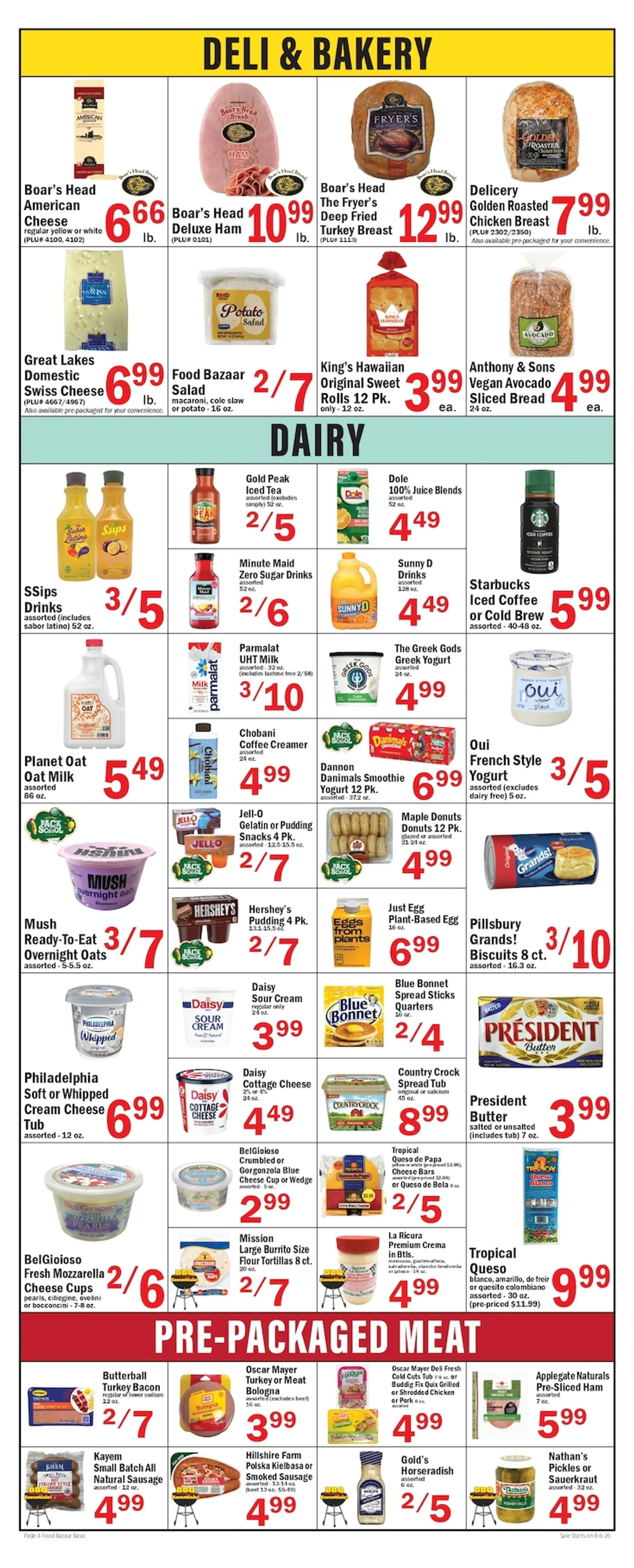 Weekly ad Food Bazaar Supermarket - Back to School from August 6 to August 12 2026 - Page 4