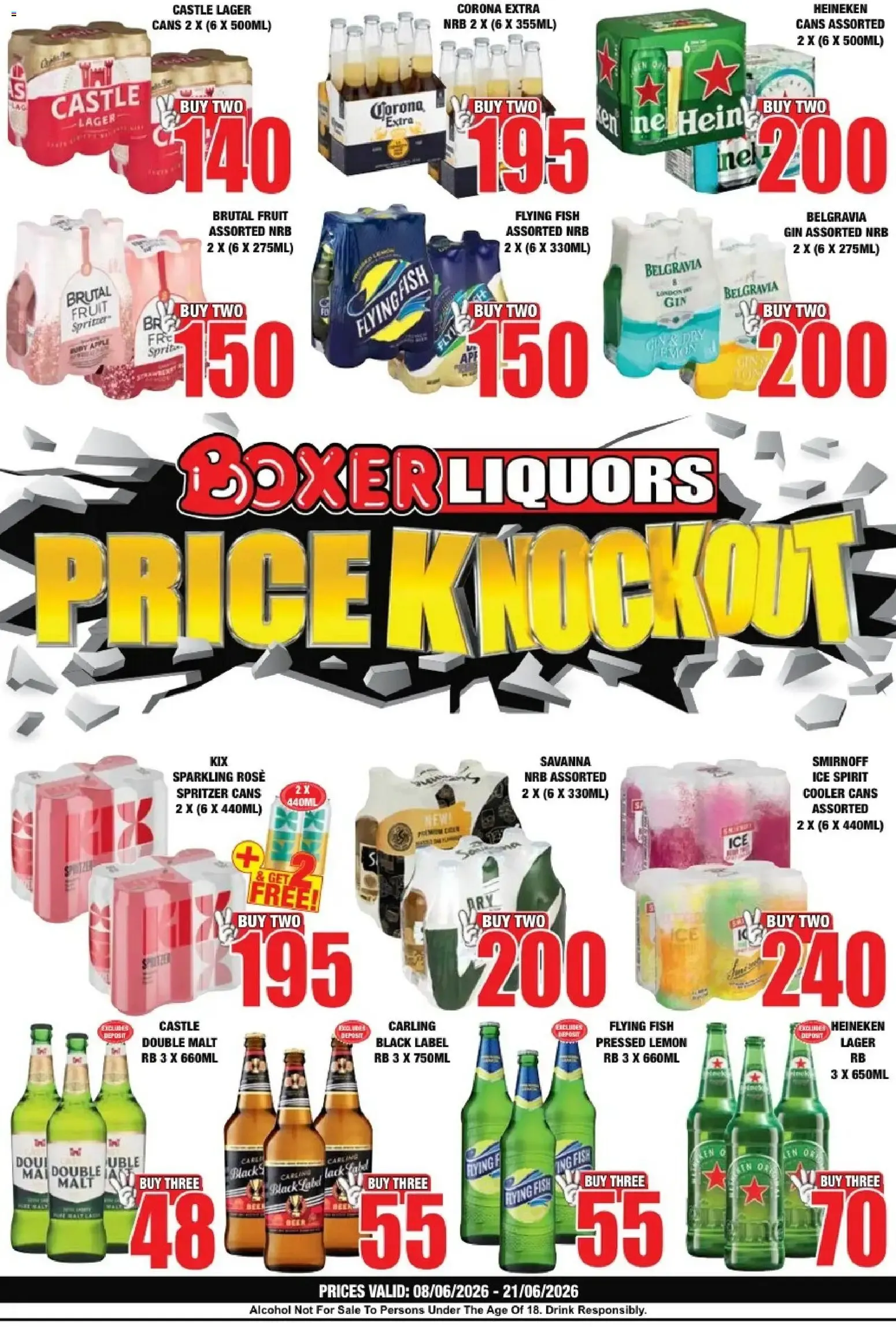 Boxer Liquors Price Knockout