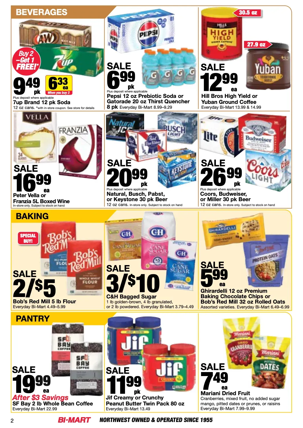 Weekly ad Current Bi-Mart leaflet valid from Tuesday 10/27/2026 to Monday 11/09/2026 from October 27 to November 9 2026 - Page 2