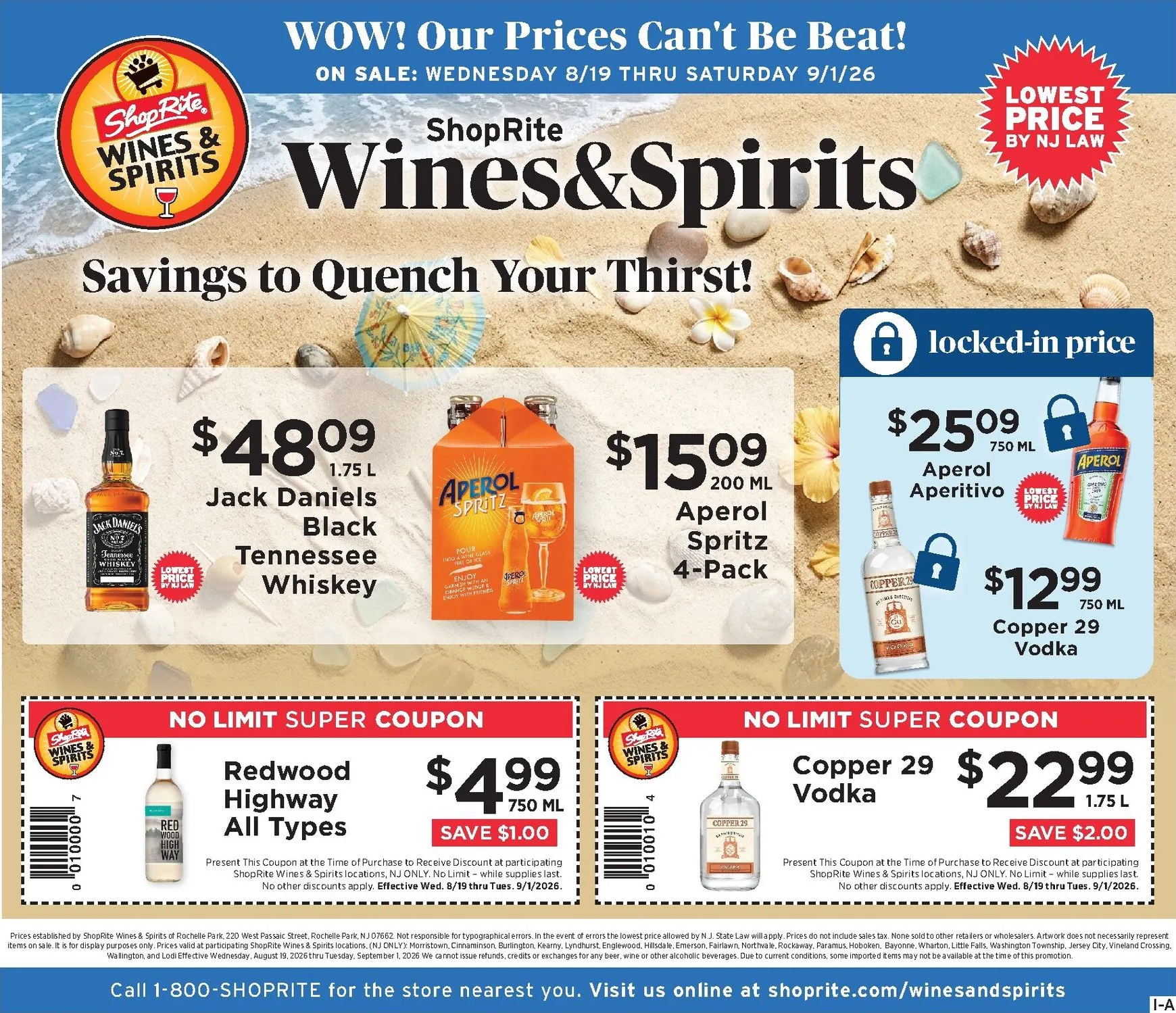 ShopRite Wines & Spirits: Savings to Quench Your Thirst!