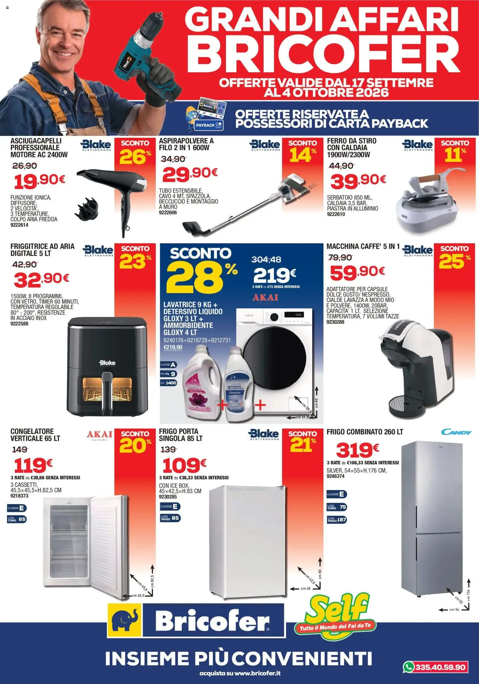 Nuovo Bricofer volantino dal 17/09/2026 > offerte anteprima 🛍️ da 17 settembre a 4 ottobre di 2026 - Pagina del volantino 6