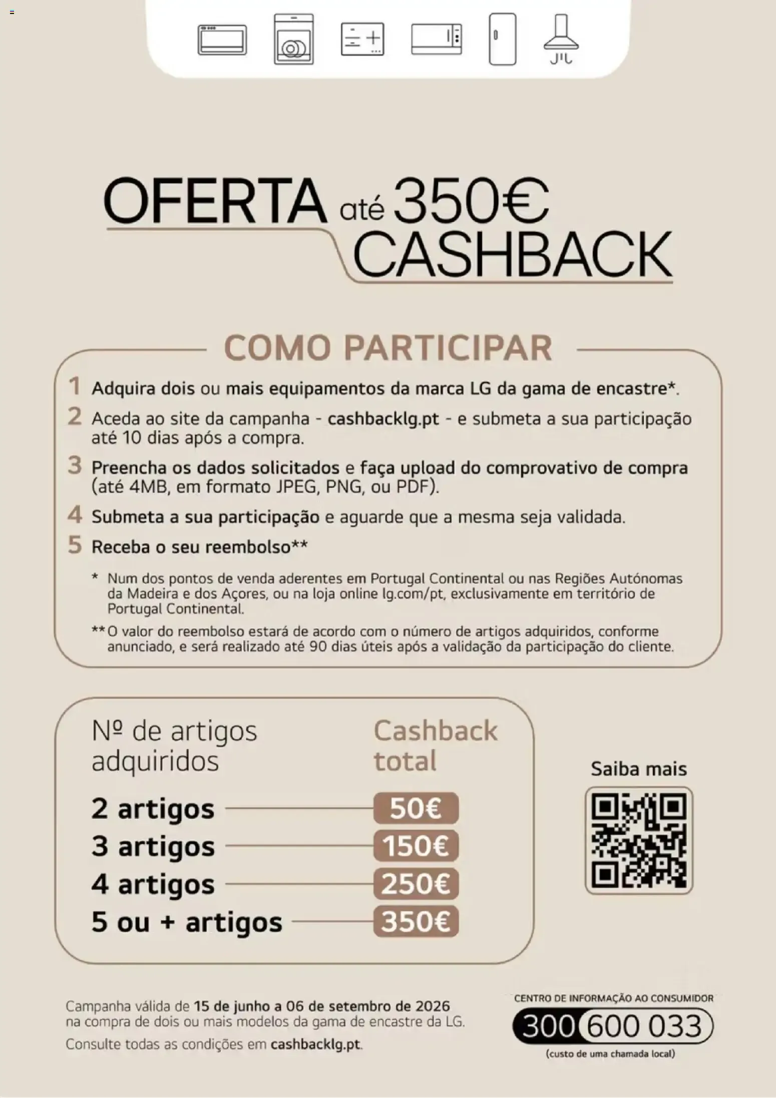 Folheto Radio Popular Gama de Encastre » de 15/07/2026 - 02/08/2026 de 15 de junho até 6 de setembro 2026 - Pagina 12