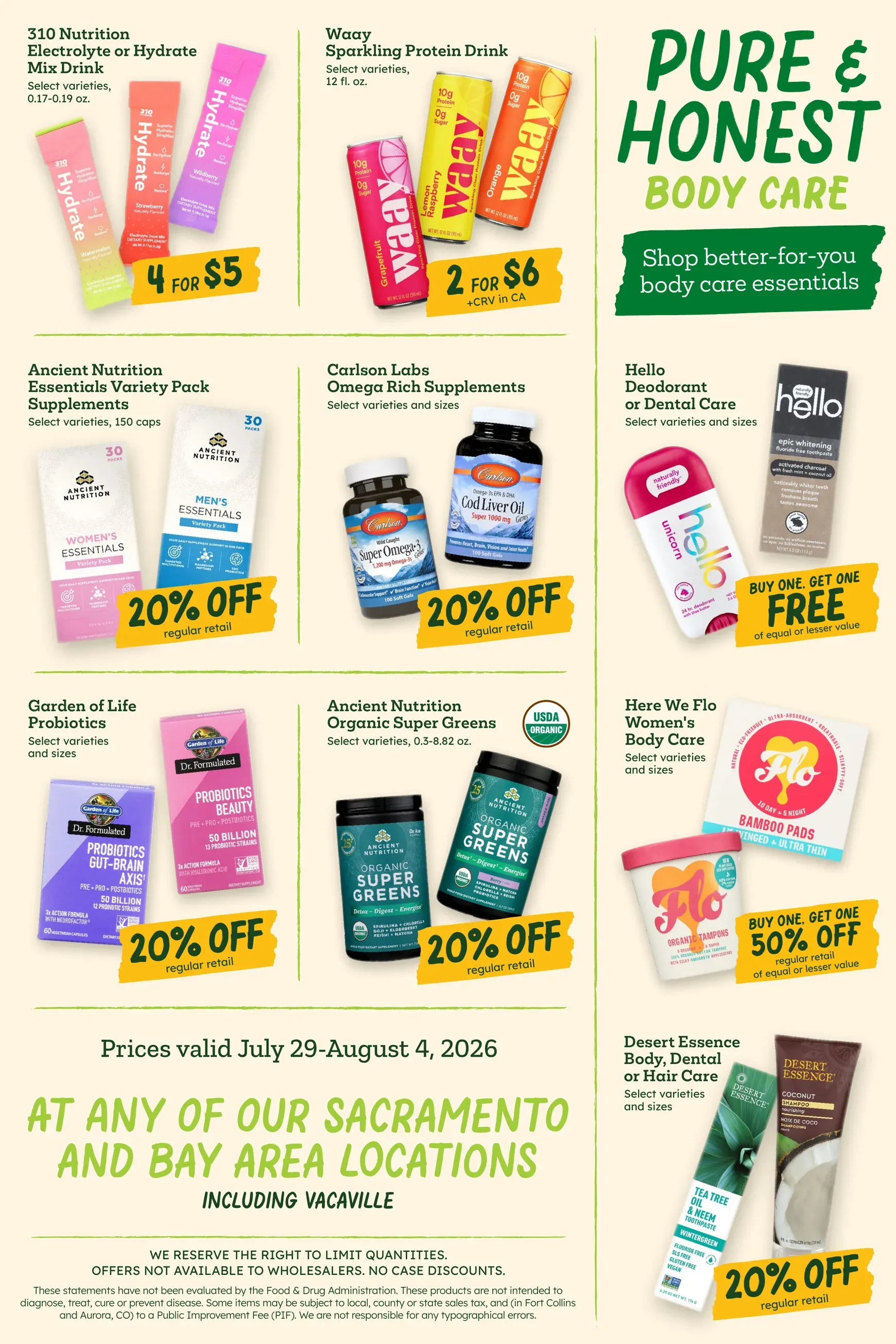 Weekly ad Sprouts Double Rewards Points from July 29 to August 4 2026 - Page 7