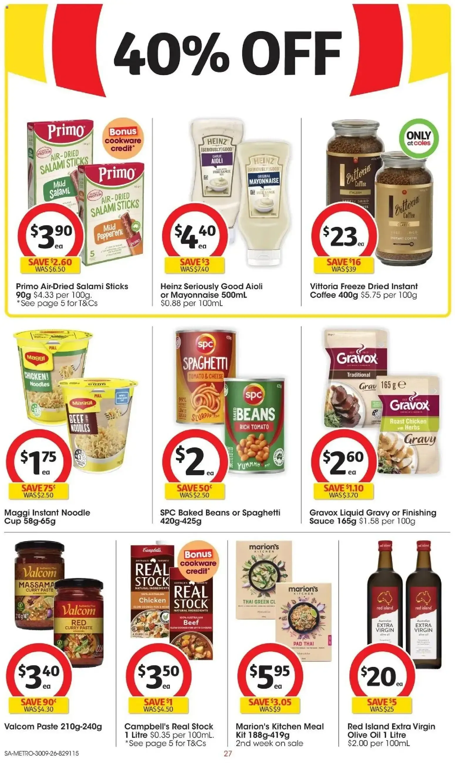 Coles catalogue valid from 30/09/2026 > Online Australia - Catalogue valid from 30 September to 6 October 2026 - page 27