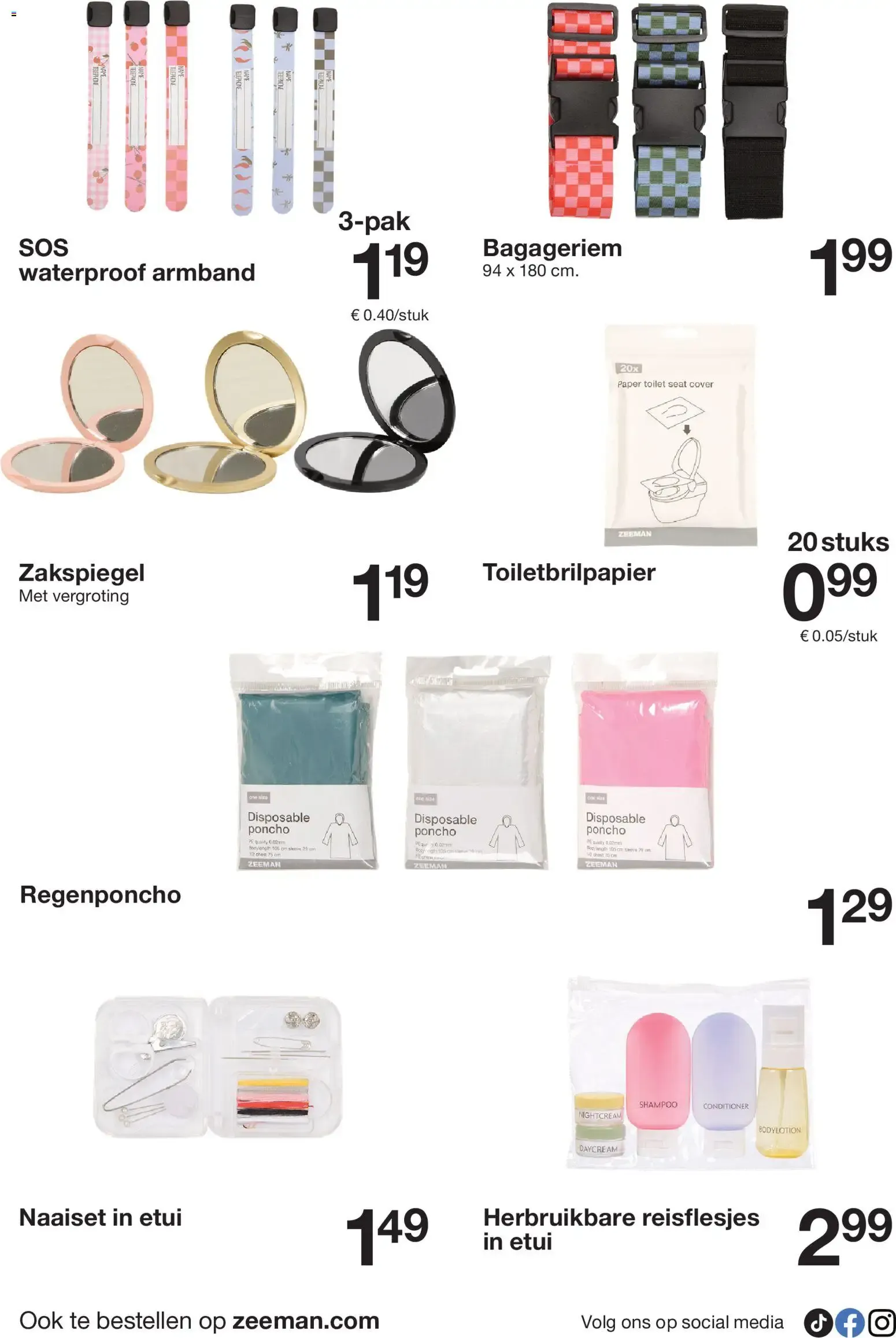 Zeeman: Todo lo que necesitas para tus vacaciones van 6 juni tot 12 juni 2026 - Folder pagina 4