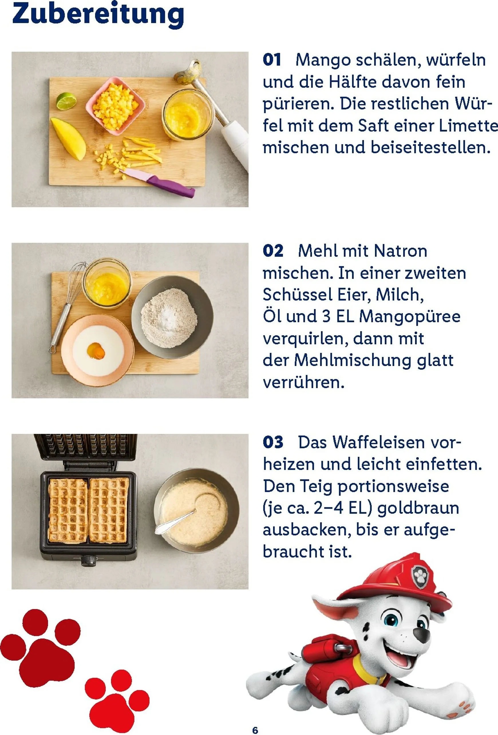 Lidl - Paw Patrol Rezeptheft Prospekt – von Montag 20.07.2026 bis Sonntag 23.08.2026 von 20. Juli bis 23. August 2026 - Prospekt seite 6