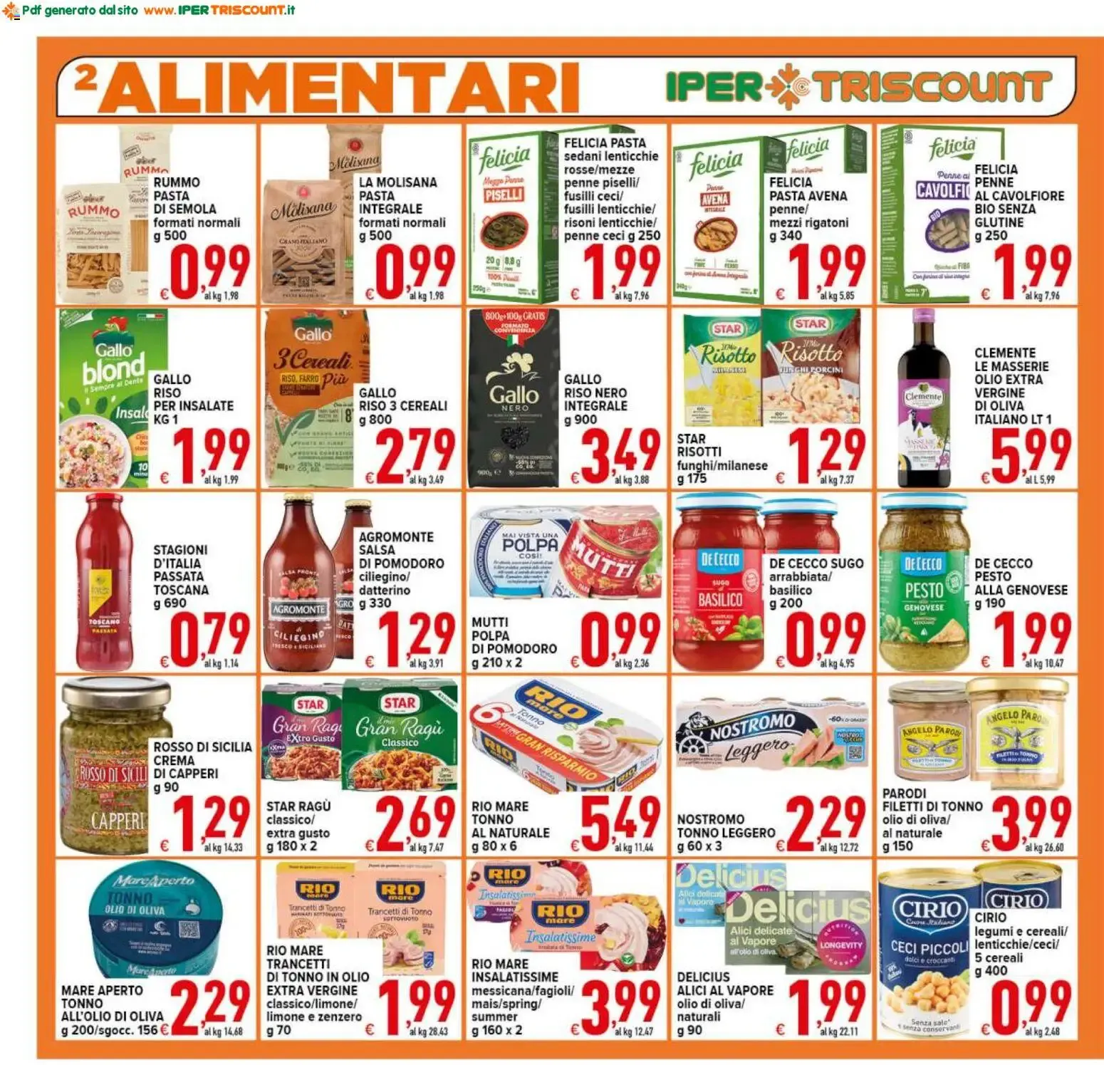 Ipertriscount volantino dal 21/08/2026 - online Offerte da 21 agosto a 1 settembre di 2026 - Pagina del volantino 2