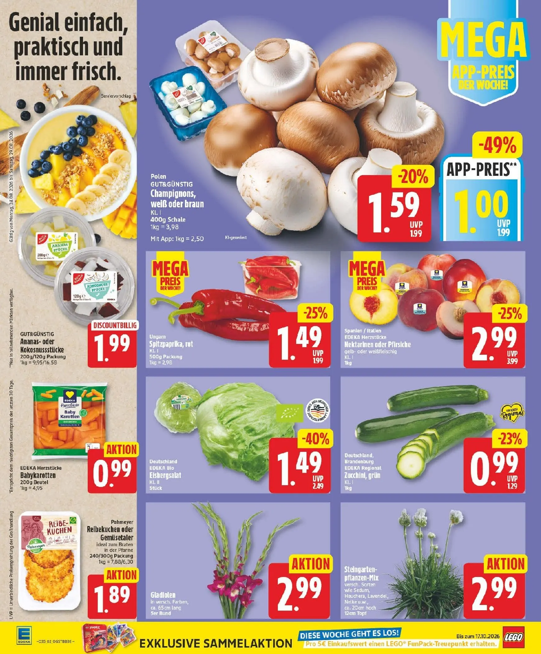 Edeka Prospekt nächste Woche – von Montag 24.08.2026 bis Samstag 29.08.2026 von 24. August bis 29. August 2026 - Prospekt seite 2