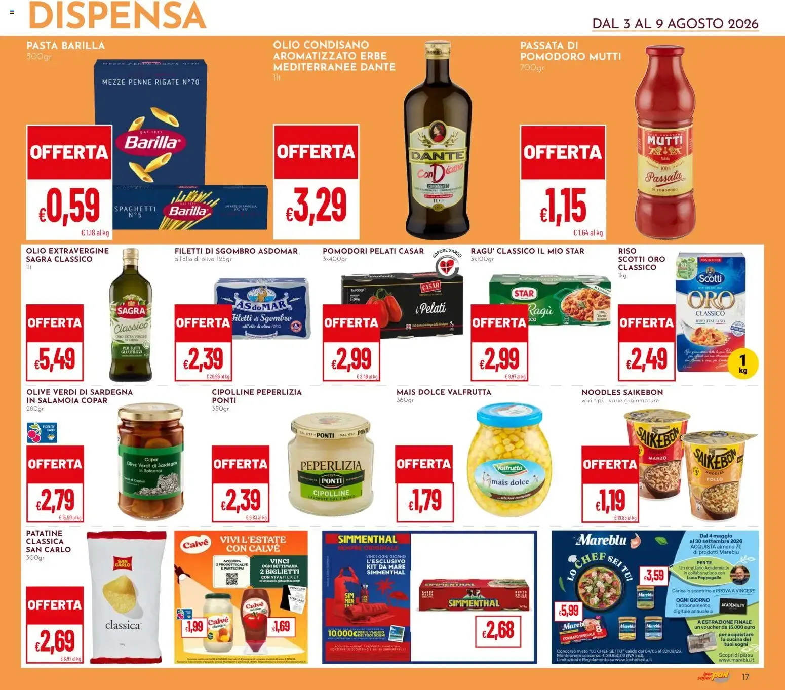 Nuovo Pan volantino dal 03/08/2026 > offerte anteprima 🛍️ da 3 agosto a 9 agosto di 2026 - Pagina del volantino 17