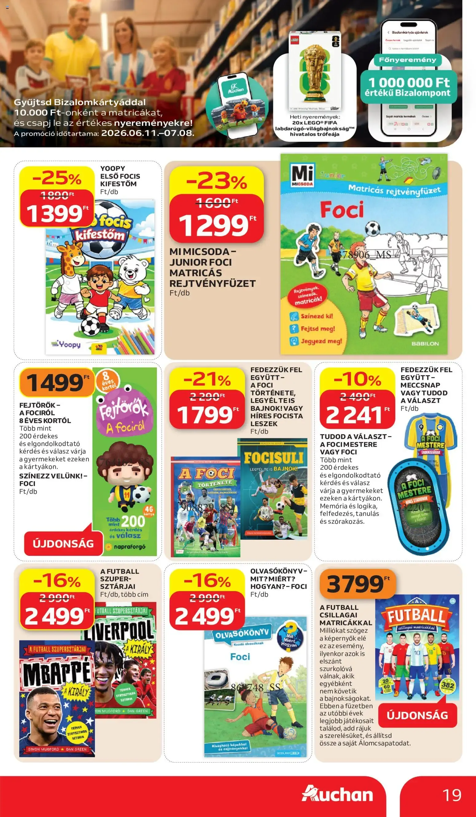 Katalógus Auchan Szúrkolj velünk - 2026.06.11. -tól/töl > akció, lapozható szórólap 🛍️ június 11.-tól június 24.-ig 2026. - Oldal 19