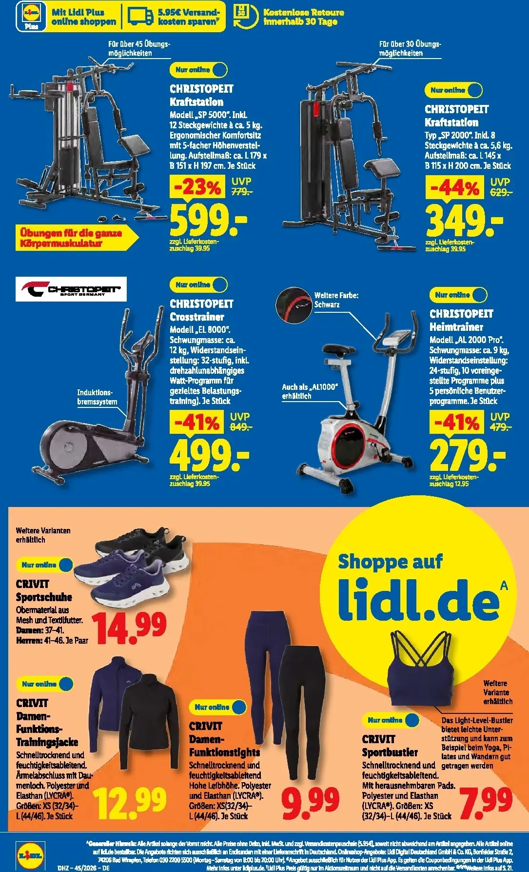 Lidl Sparen beim Preisführer von 2. November bis 7. November 2026 - Prospekt seite 45