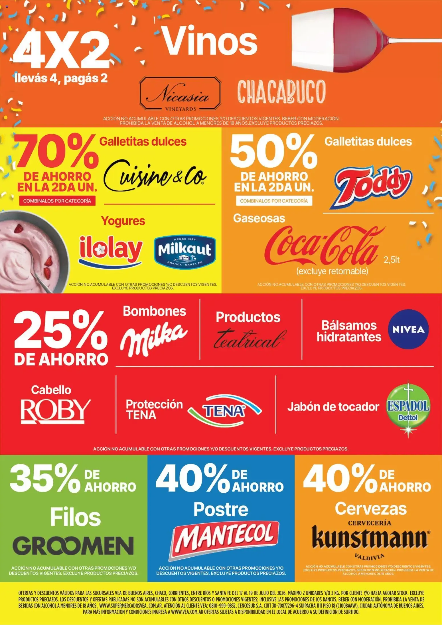 Ofertas de Vea - Fin de semana de ahorro | BA Nea del 17/07/2026 - 20/07/2026 17 de julio al 20 de julio 2026 - Página 11 del catálogo